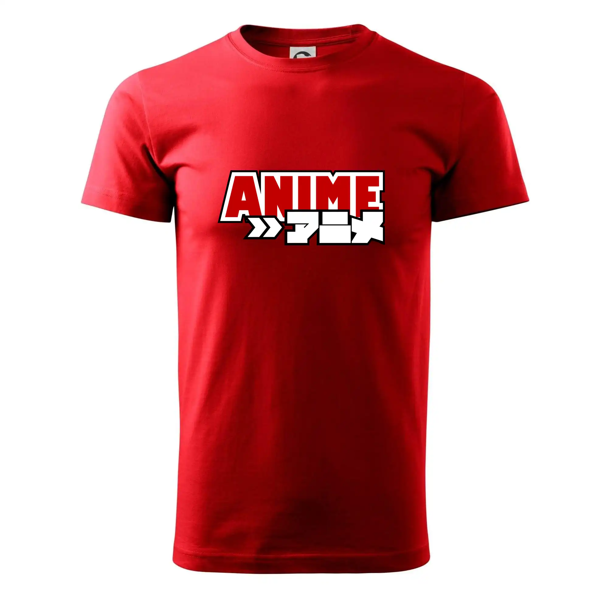 Ostatné nápisy - Anime nápis červený - Pánske tričko nižšej gramáže