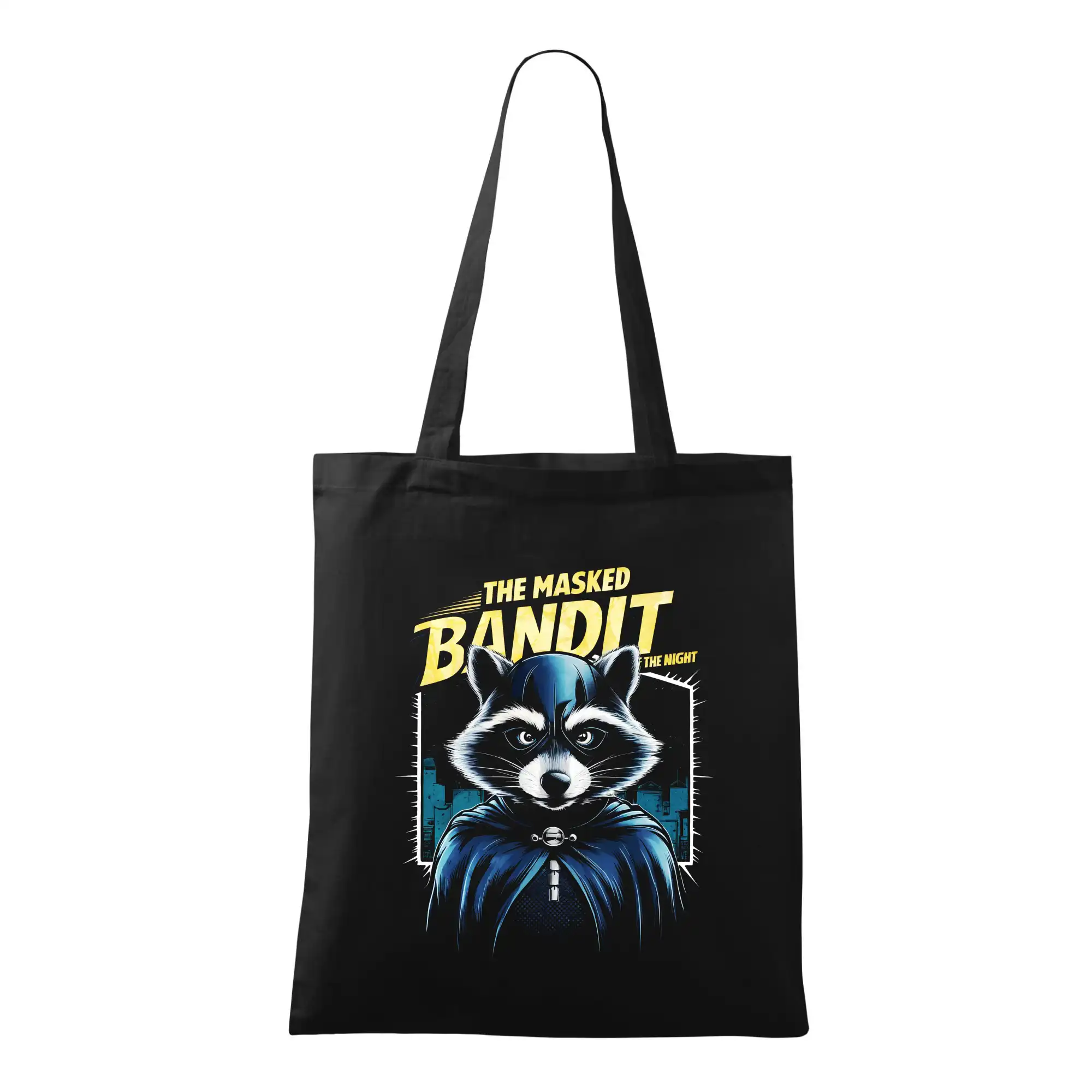 Tričká so zvieratami - Mýval v plášti masked bandit - Taška bavlnená
