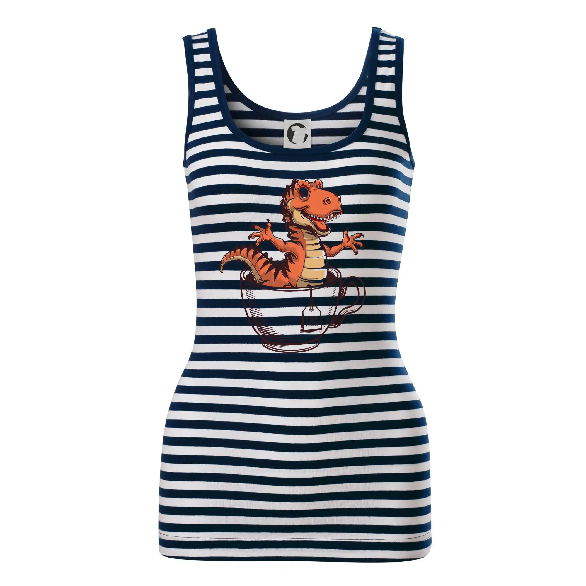 Vtipná tričká s motívmi pitie - ostatné - Tea rex - Sailor tielko na vodu