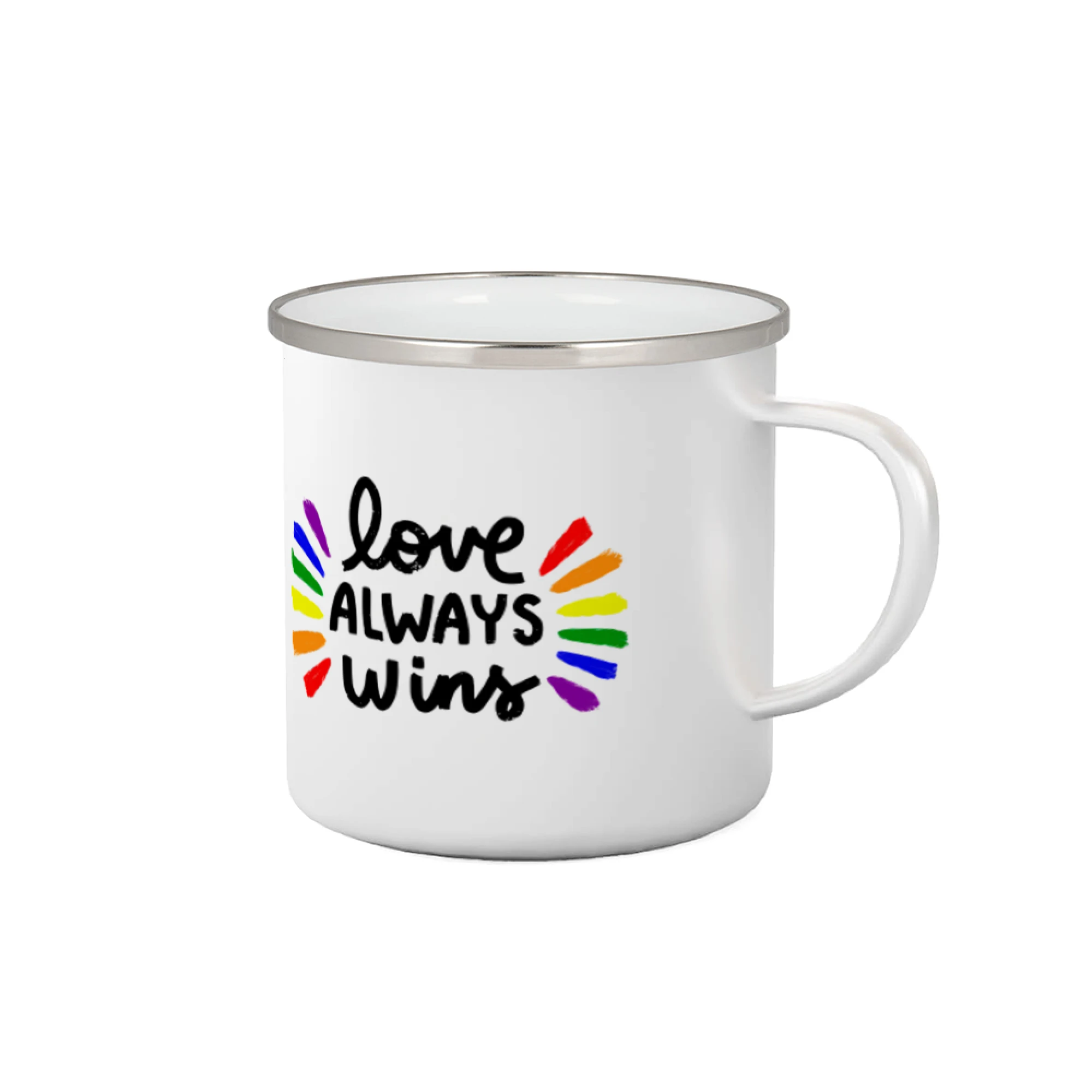 Tričká pre LGBT a Queer komunitu - Love always win - čiary - Plecháčik