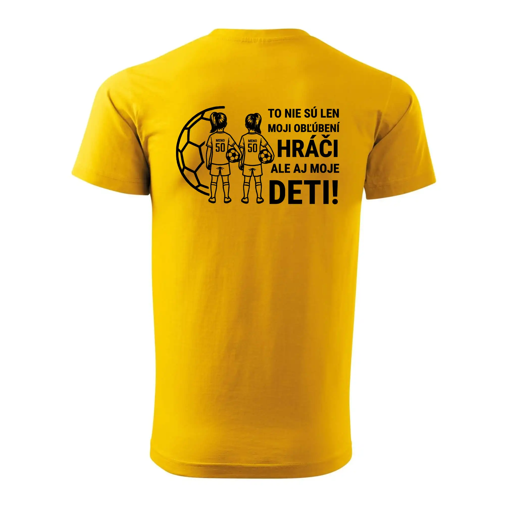 Futbalový otec - Dve dcéry (vaše meno a číslo)