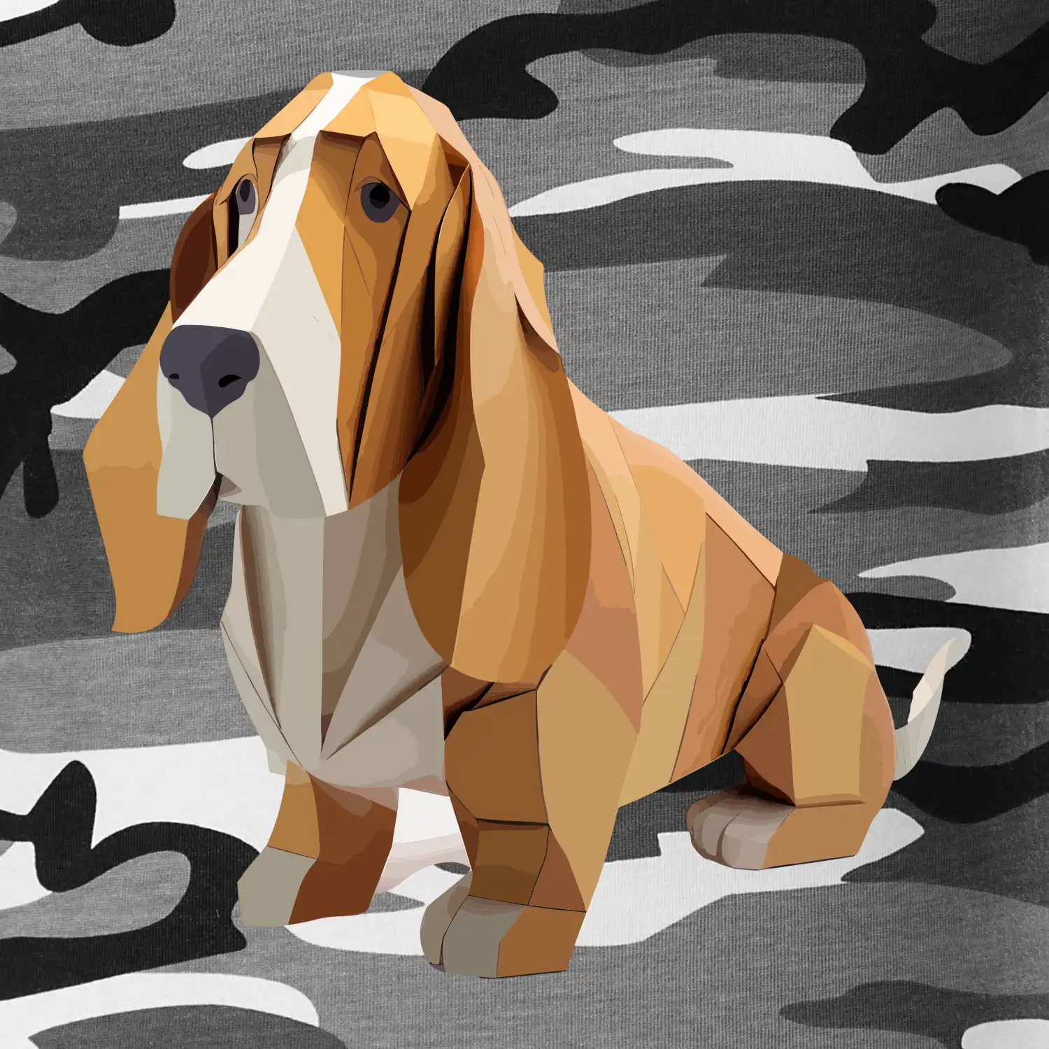 Baset slepený z papíru