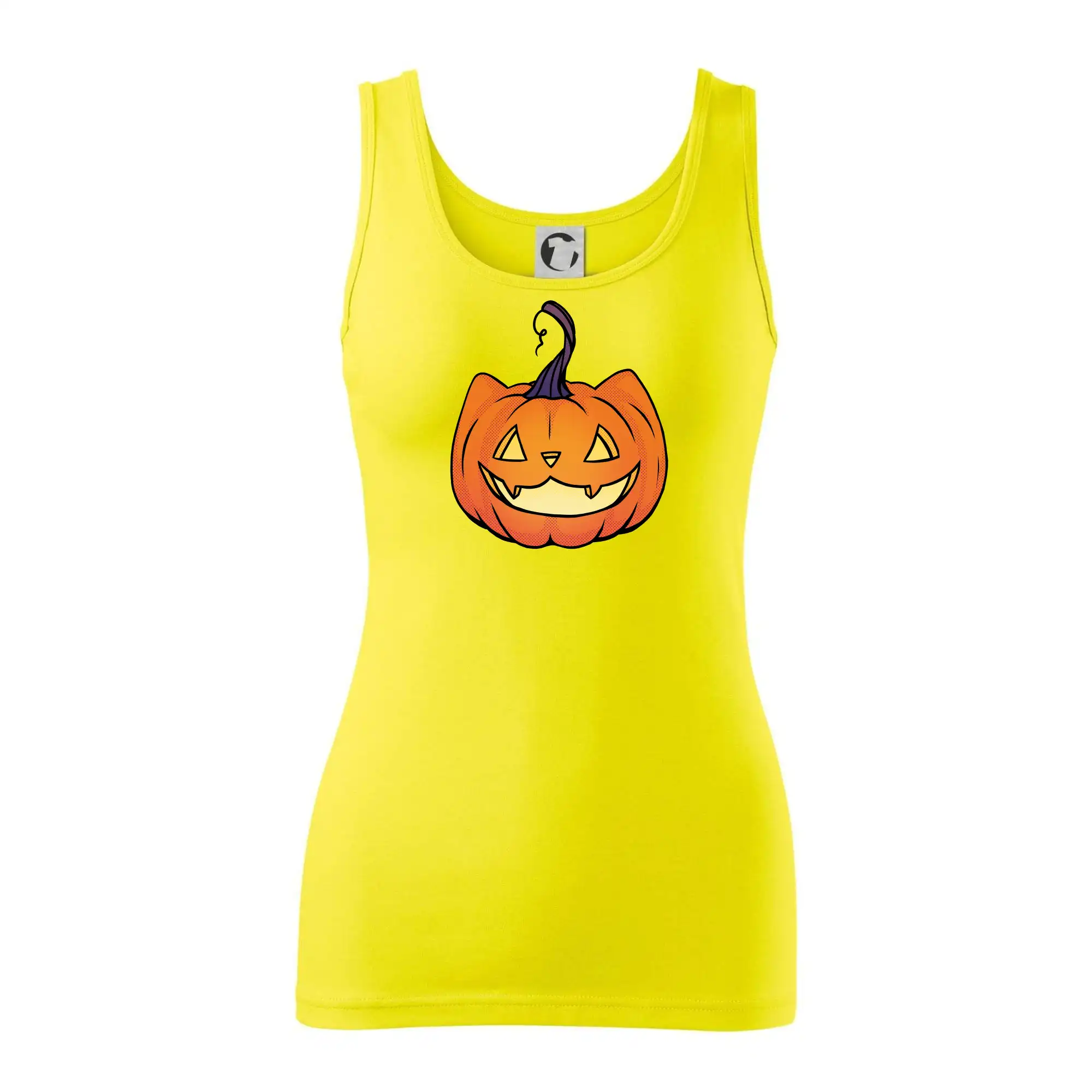 Grafické tričká - Mačacia tekvica - Dámske tielko