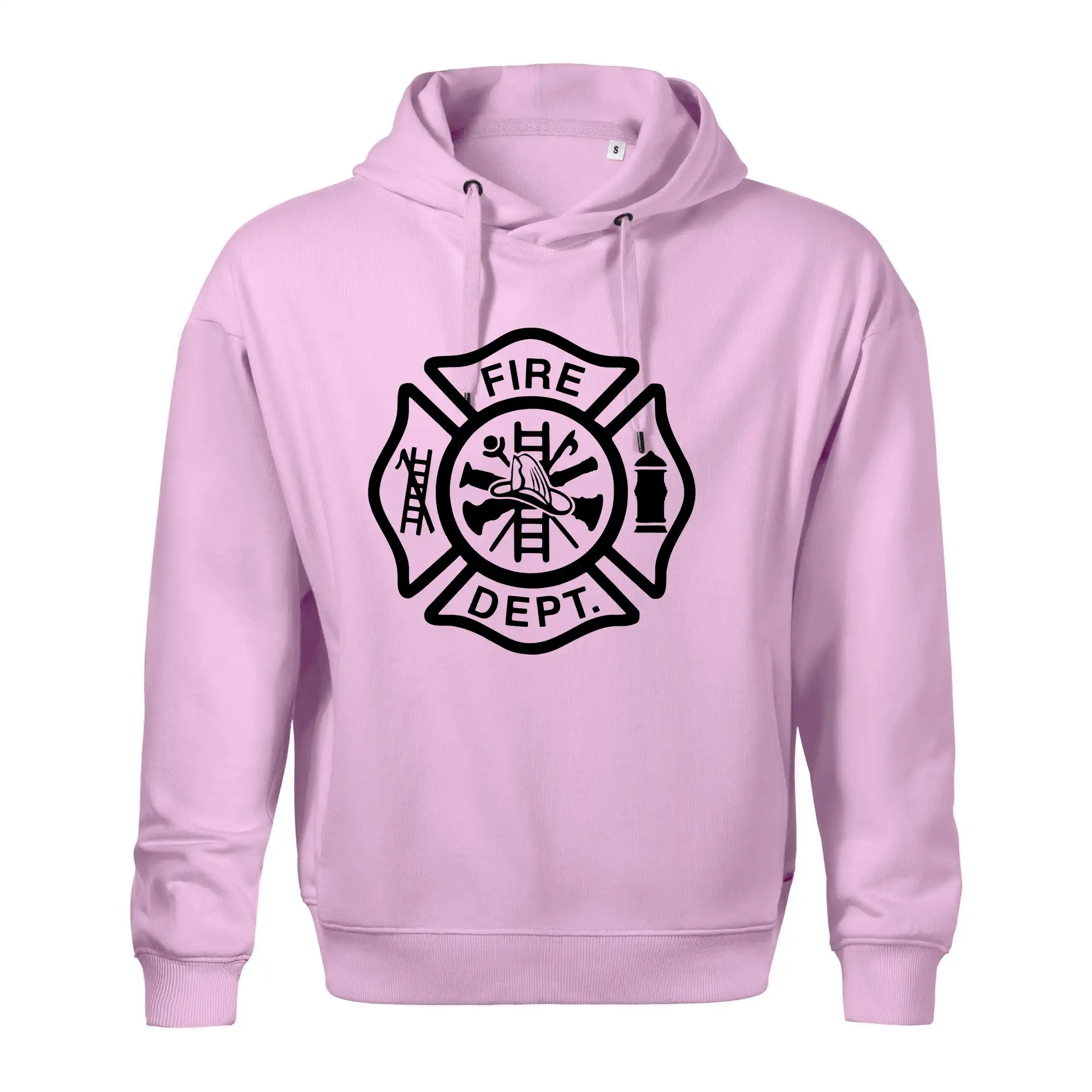 Originálne tričká pre hasičov - Fire dept. logo - Oversized mikina pánska Moon - kratšia + širšia