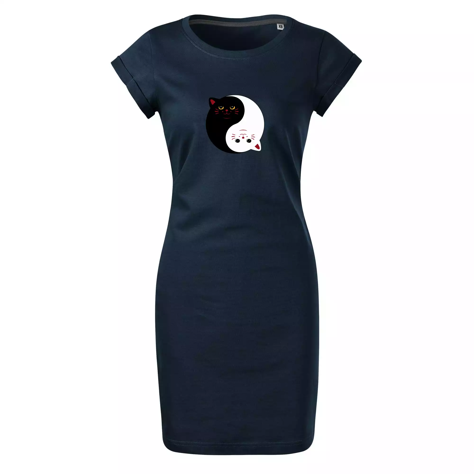 Kočky jin jang barevné