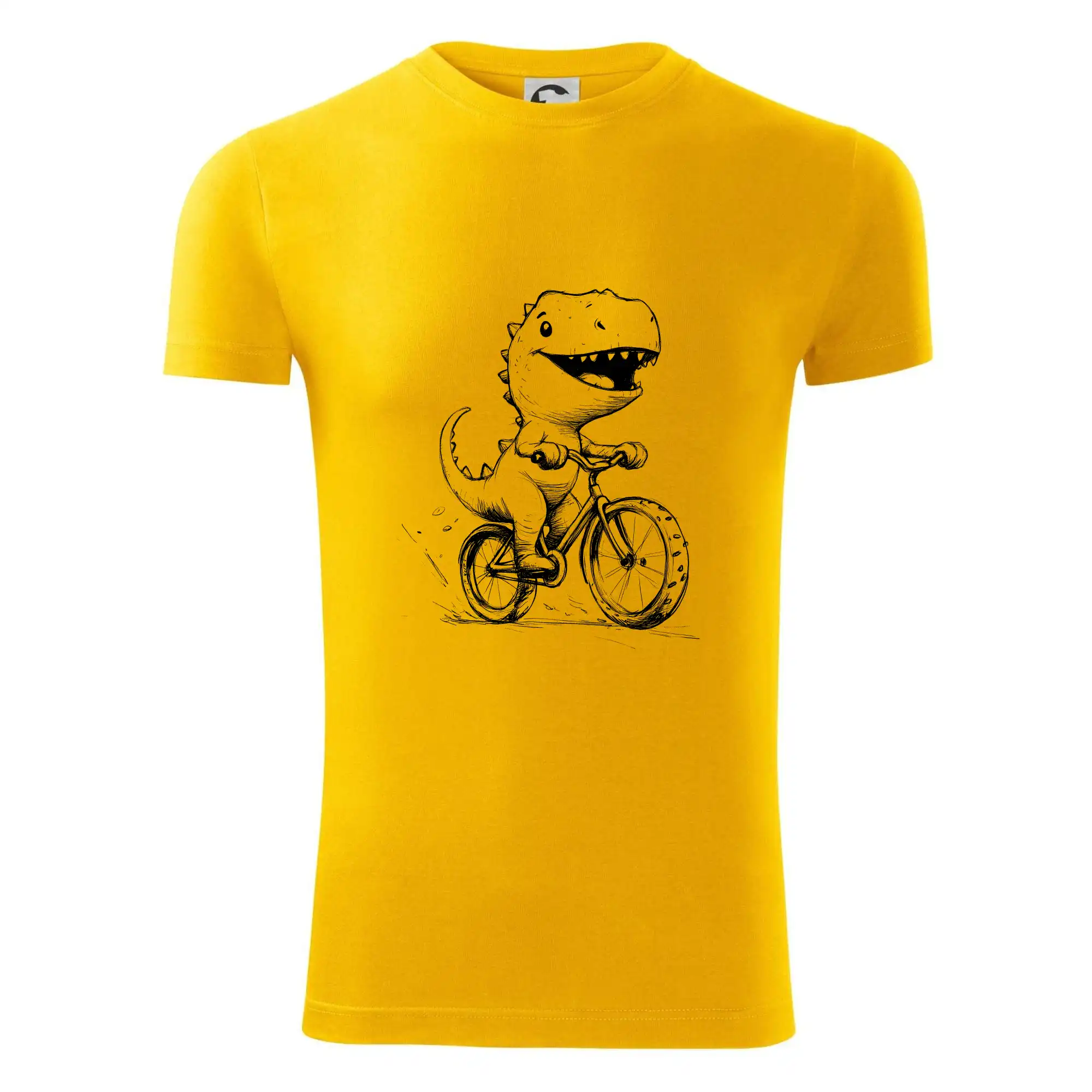 Roztomilý Dinosaurus na kole