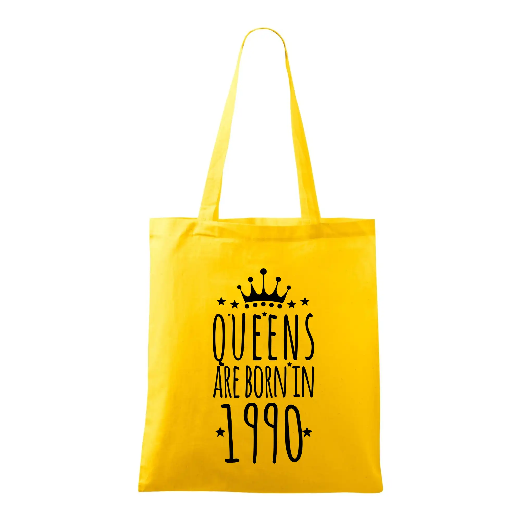 Trička s ročníkom 1990 - Queens are born in 1990 - Taška bavlnená