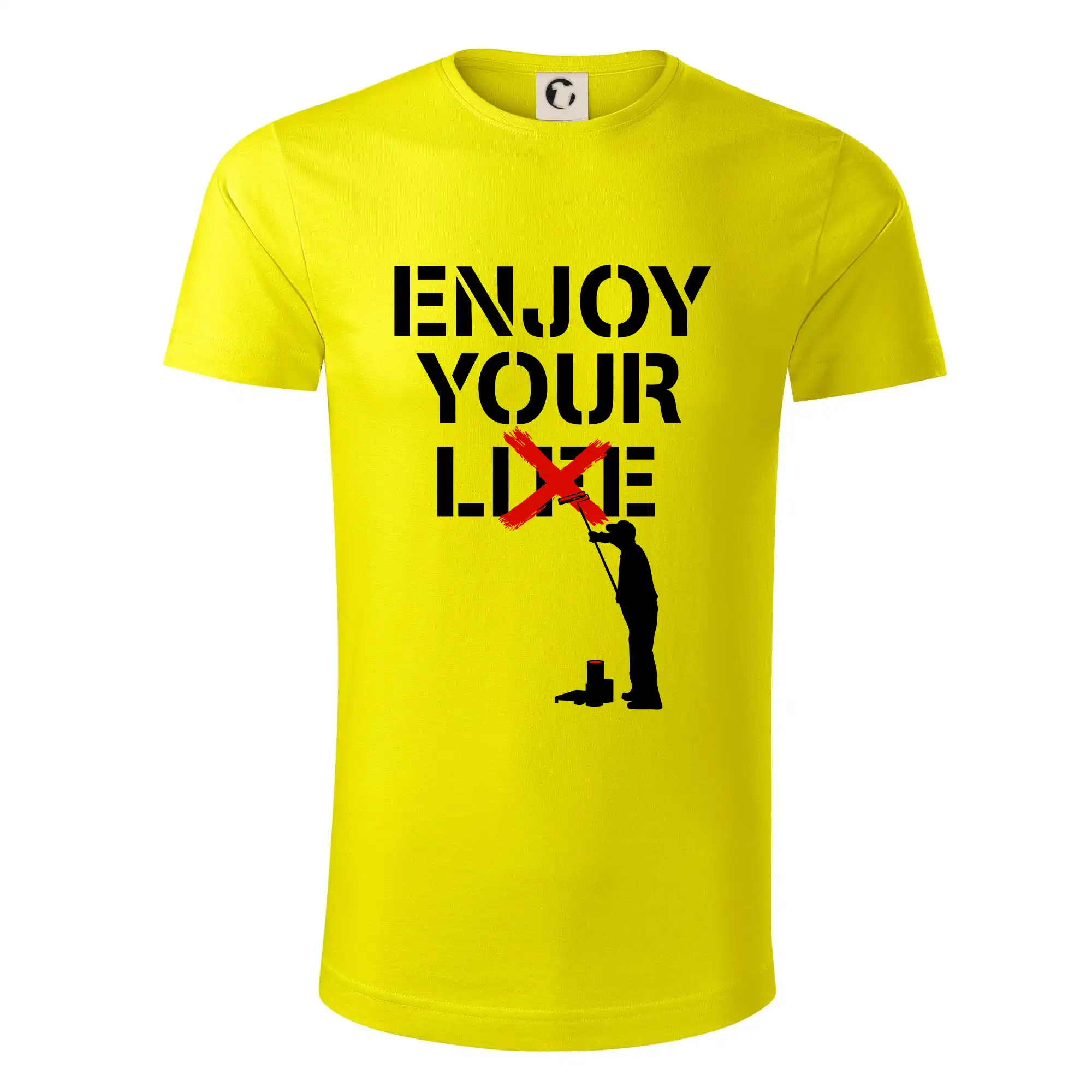 Grafické tričká - Enjoy Your Lie - Tričko z organickej bavlny