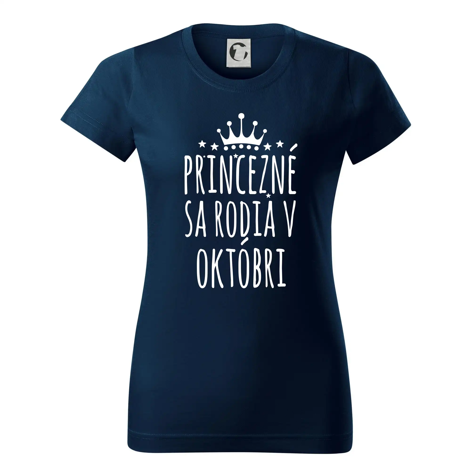 Tričká pre narodených v septembri - Princezné sa rodia v septembri - Dámske tričko basic - ľahko voľnejšie a dlhšie