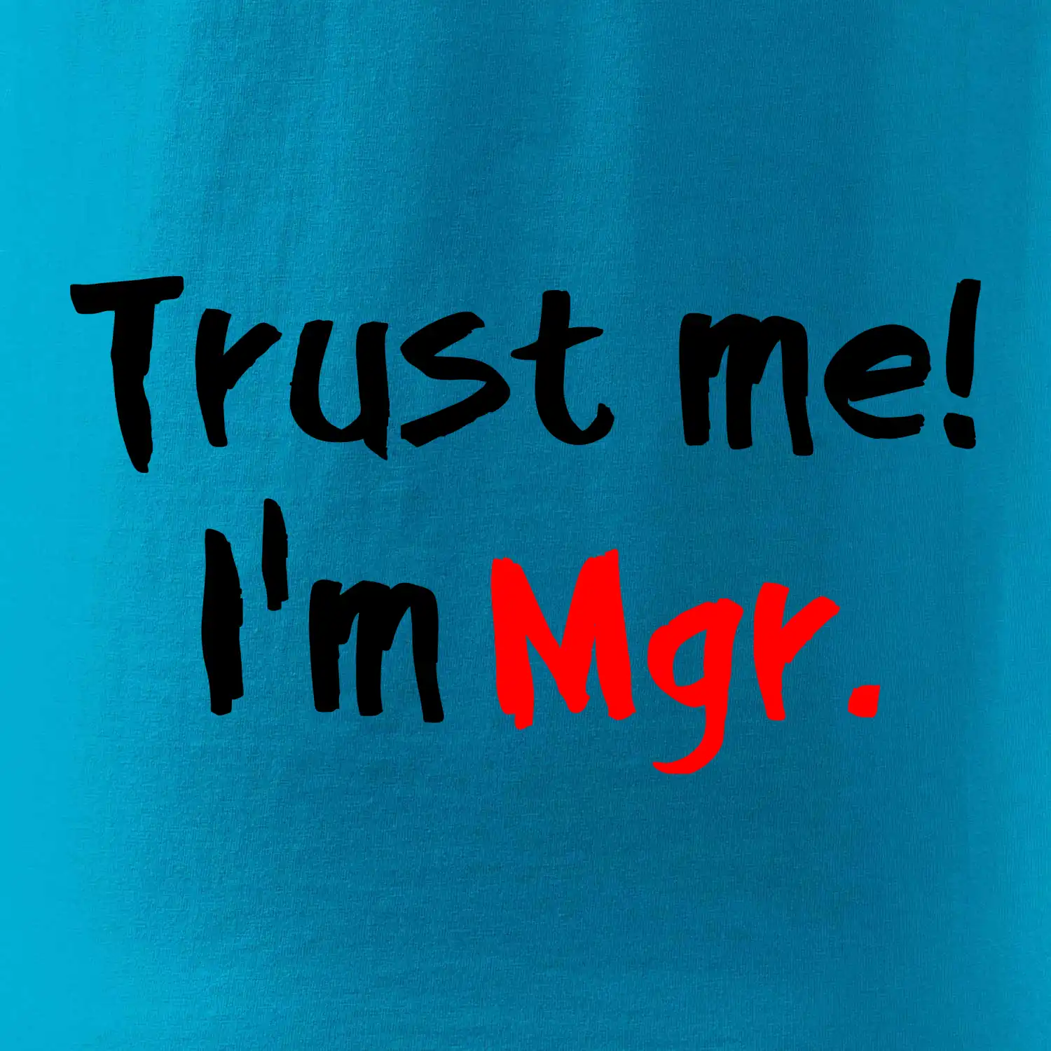 Trust me I´m  Mgr. / Věř mi jsem Magistr.