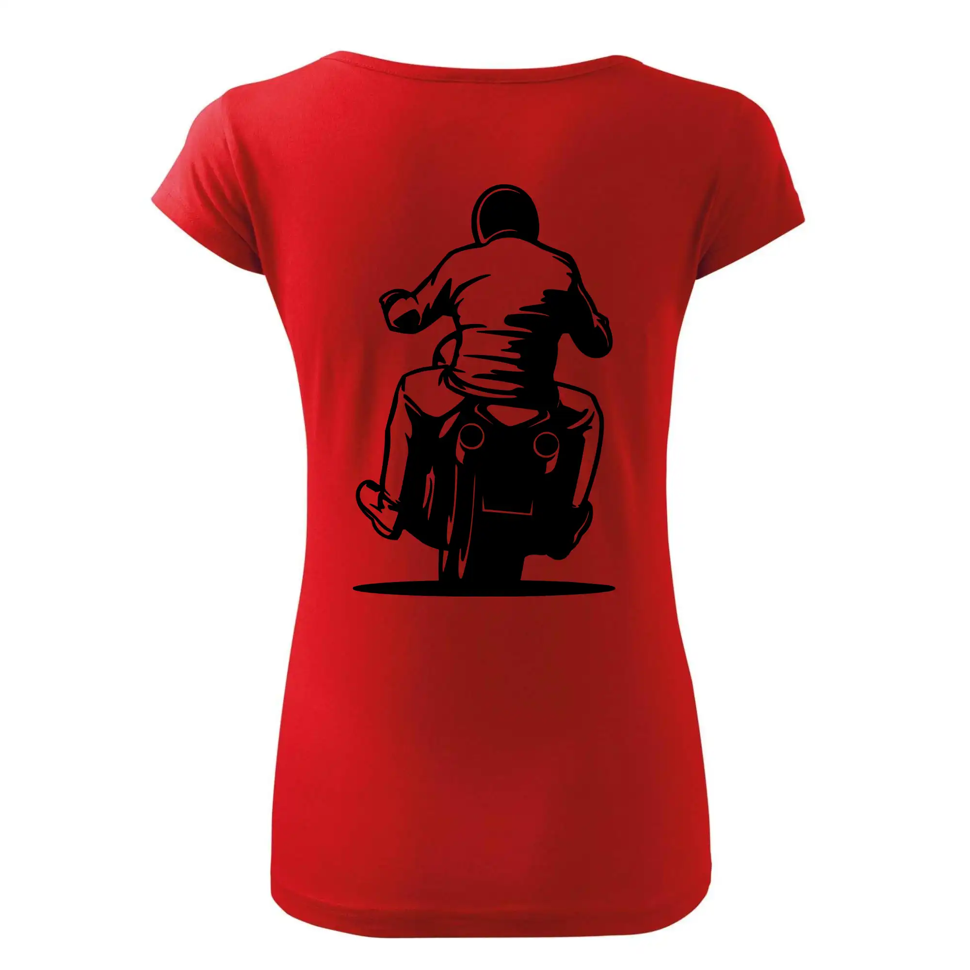 Chopper triko - Motorkář na zádech - chopper - Dámske tričko Pure