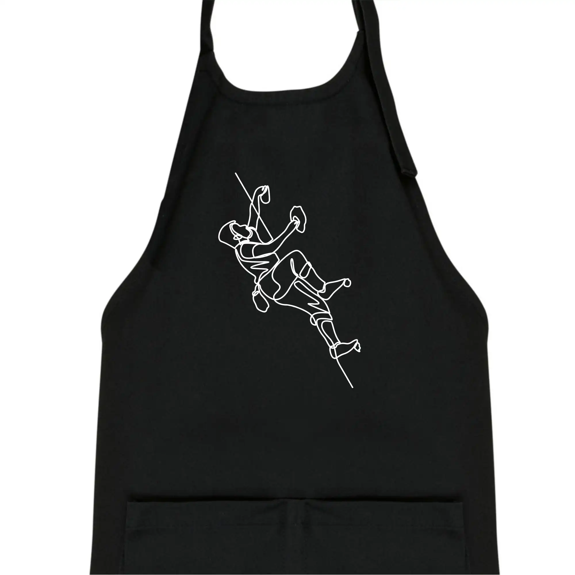 Lezecká stěna jedním tahem