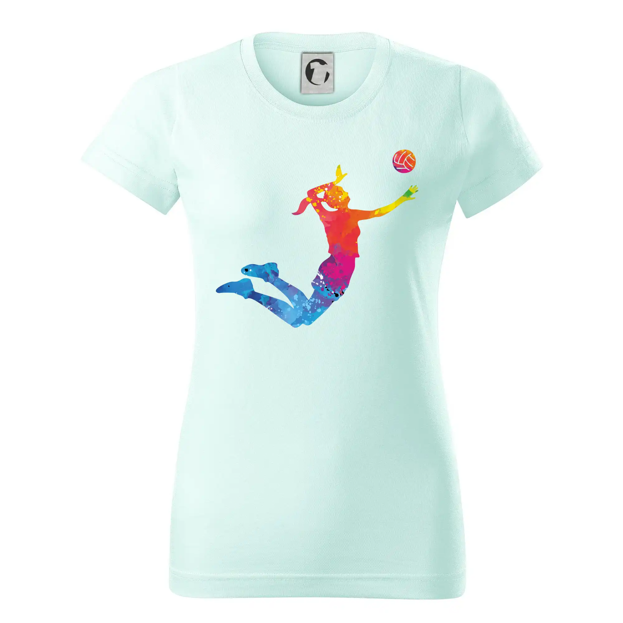 Volejbalistka splash s míčem