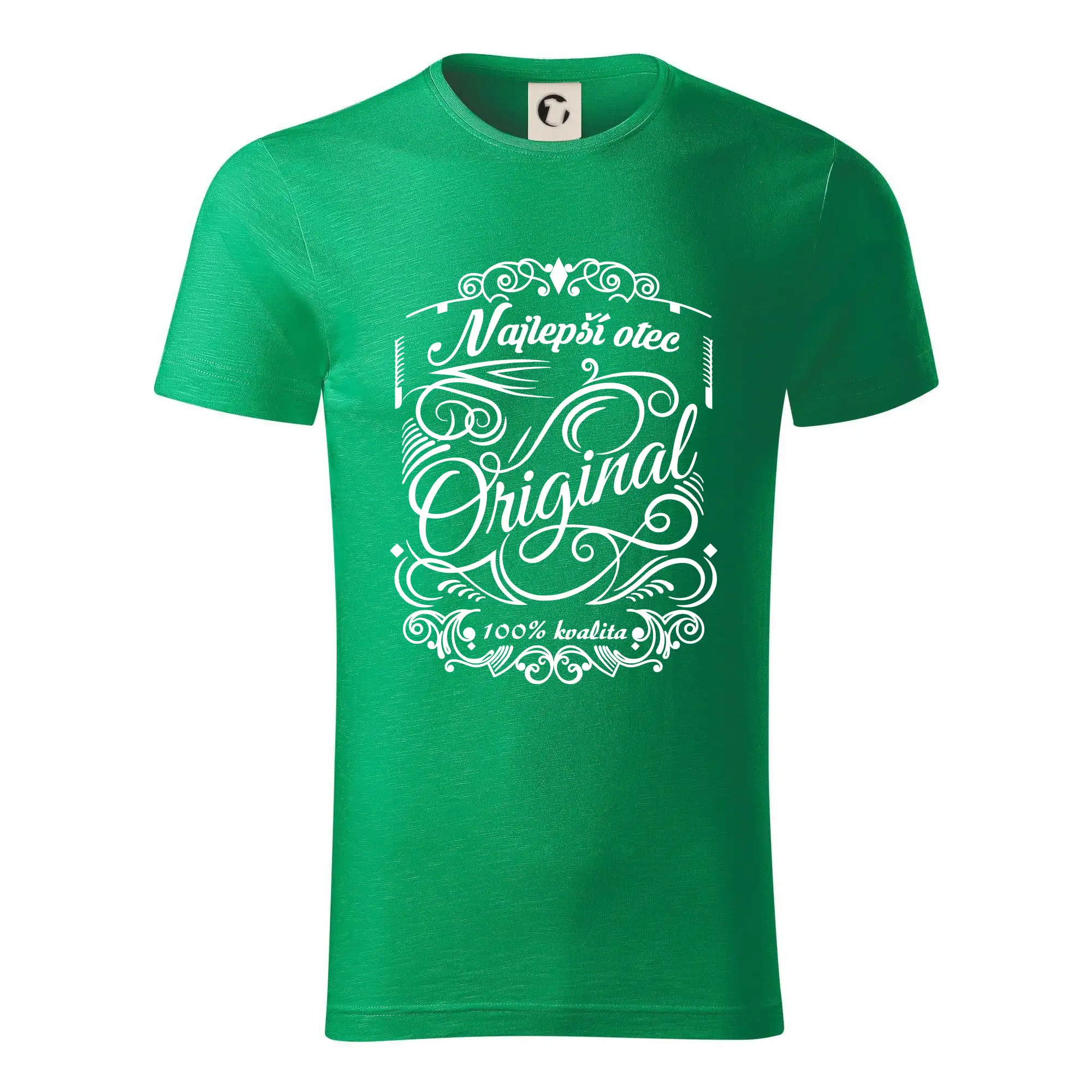 Najlepší darček pre otecka ku dňu otcov - Vintage - Najlepší otec - Tričko z organickej bavlny