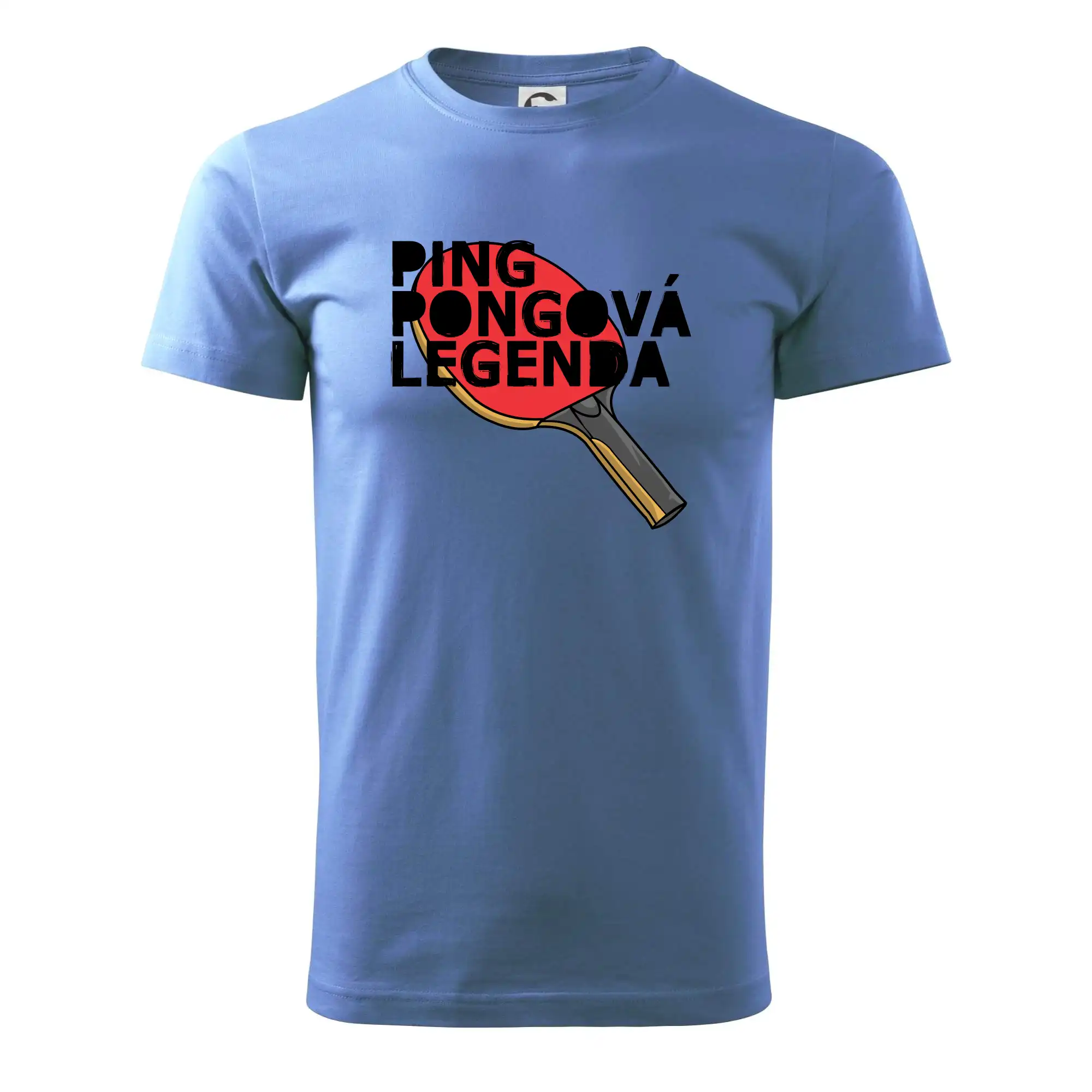 Vtipné tričká na stolný tenis - Ping Pongová legenda - Pánske tričko nižšej gramáže