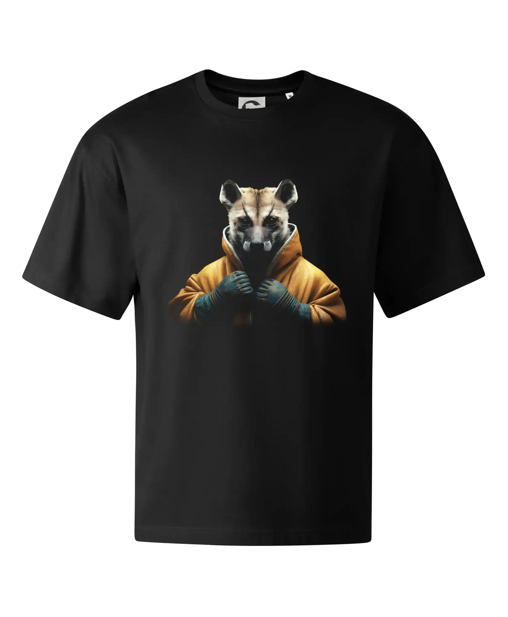 Tričká so zvieratami - Hyena v bundě - Stage unisex - OVERSIZE