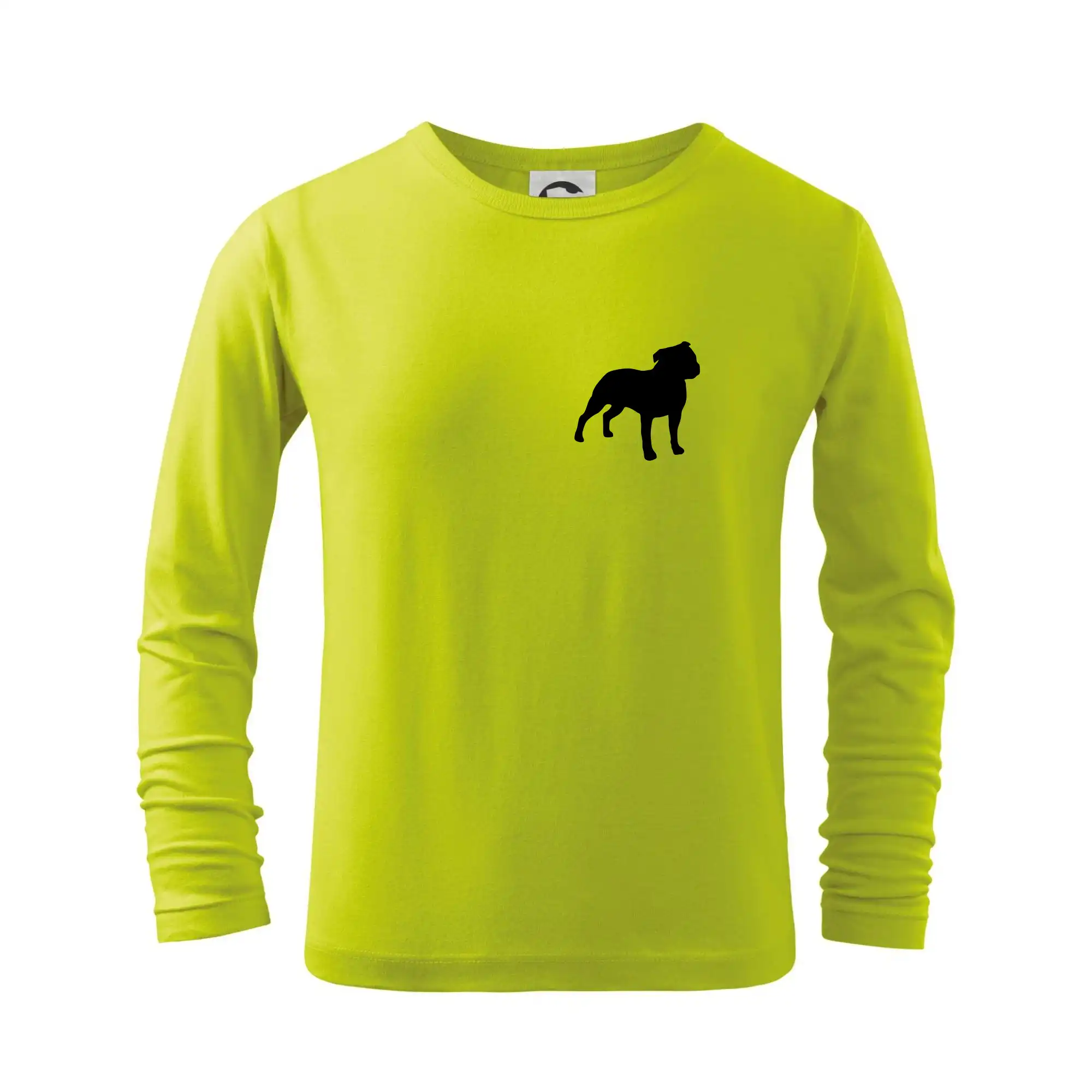 Ostatné psie plemená - Americký stafordšírsky teriér Na prsníku - Tričko detské Long Sleeve