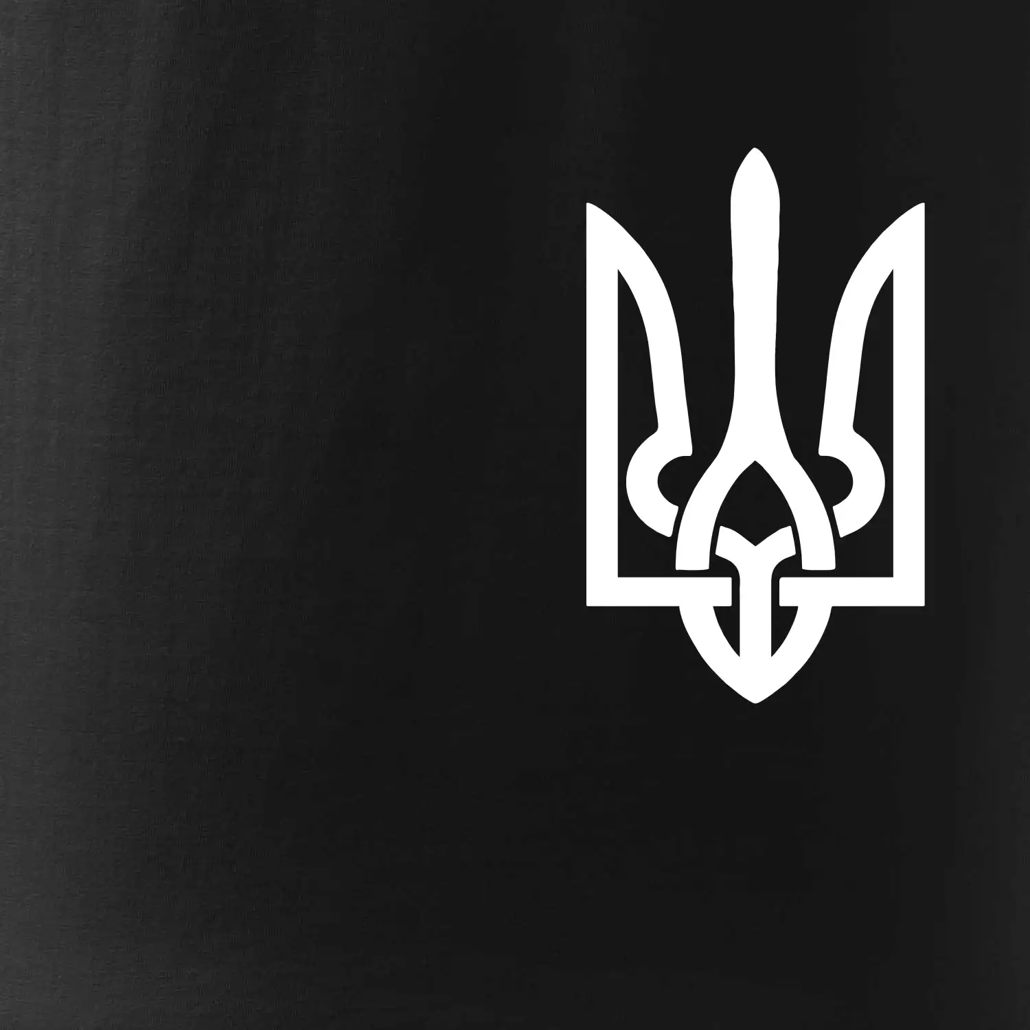 Ukrajina trojzubec prso