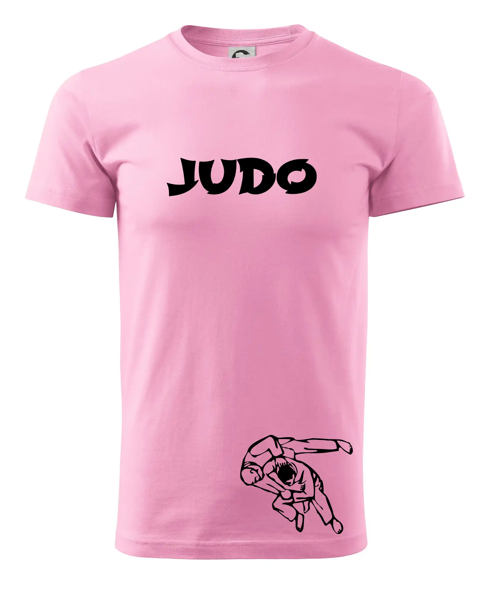 Tričká Judo - Judo nápis + postavy - Pánske tričko nižšej gramáže