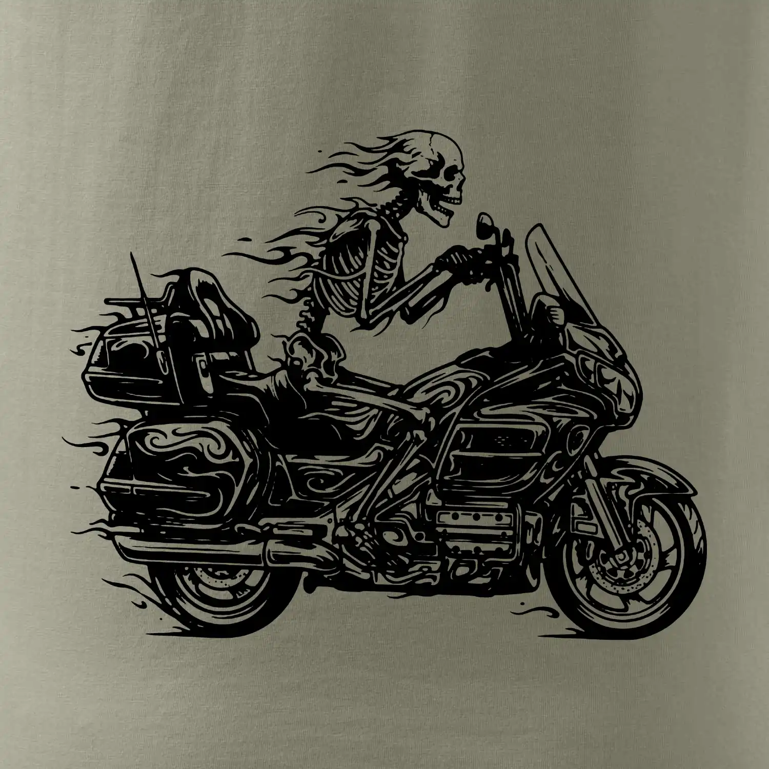 Cestovní motorka kostra