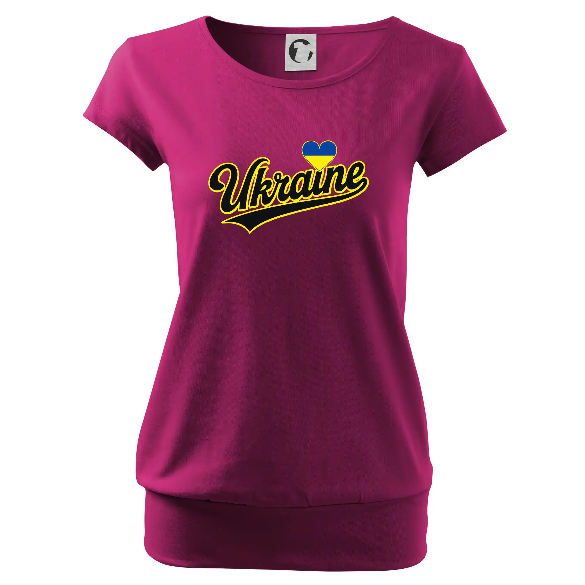 Ukraine - nápis černý