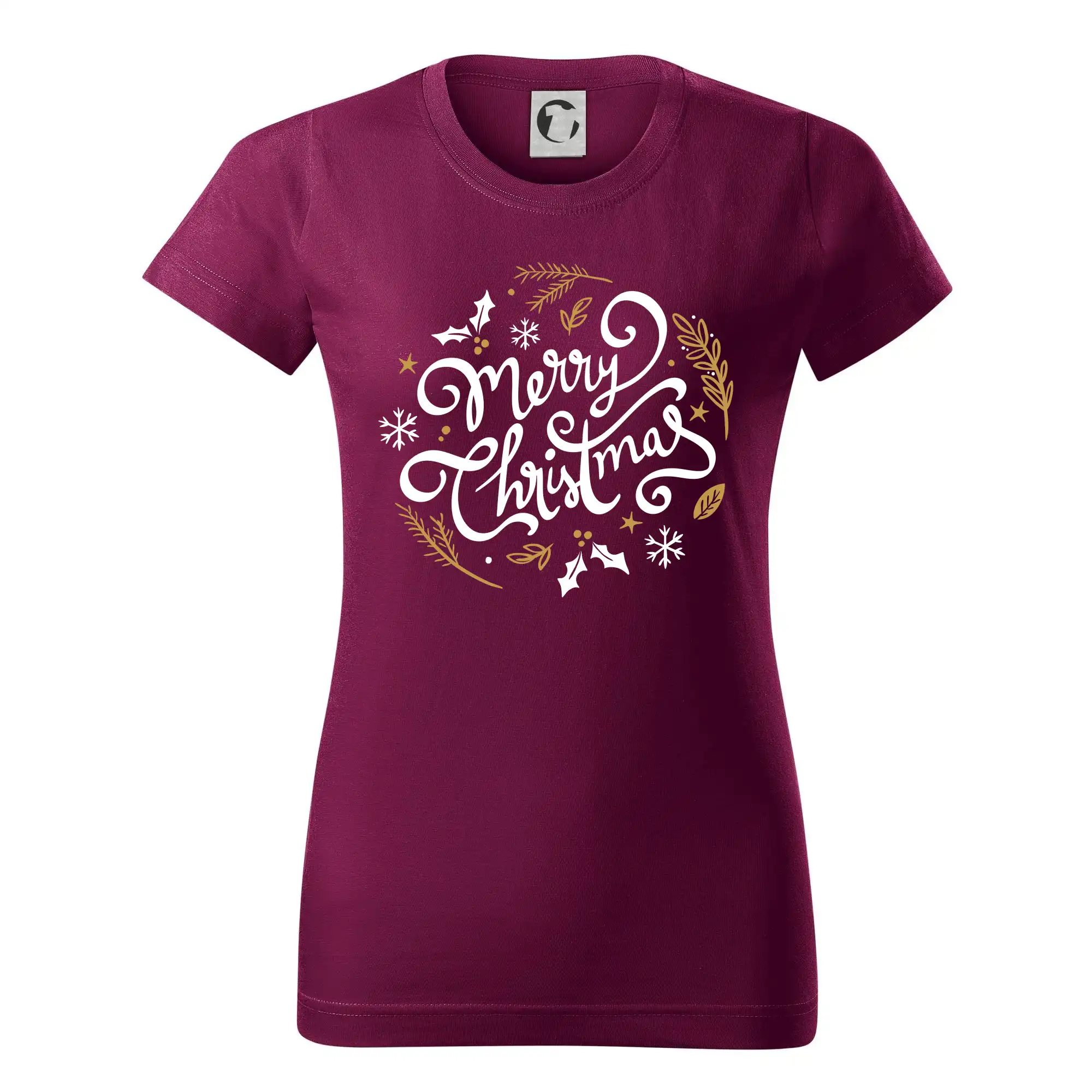 Merry christmas - nápis kulatý