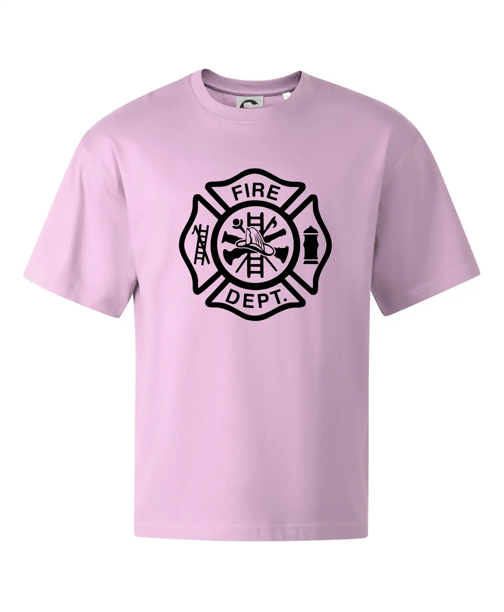 Originálne tričká pre hasičov - Fire dept. logo - Stage unisex - OVERSIZE