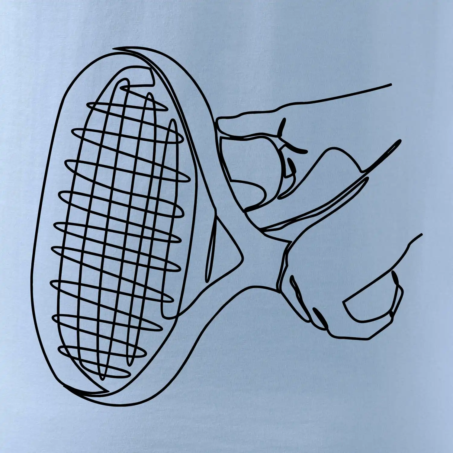 Tenisová raketa jednim tahem