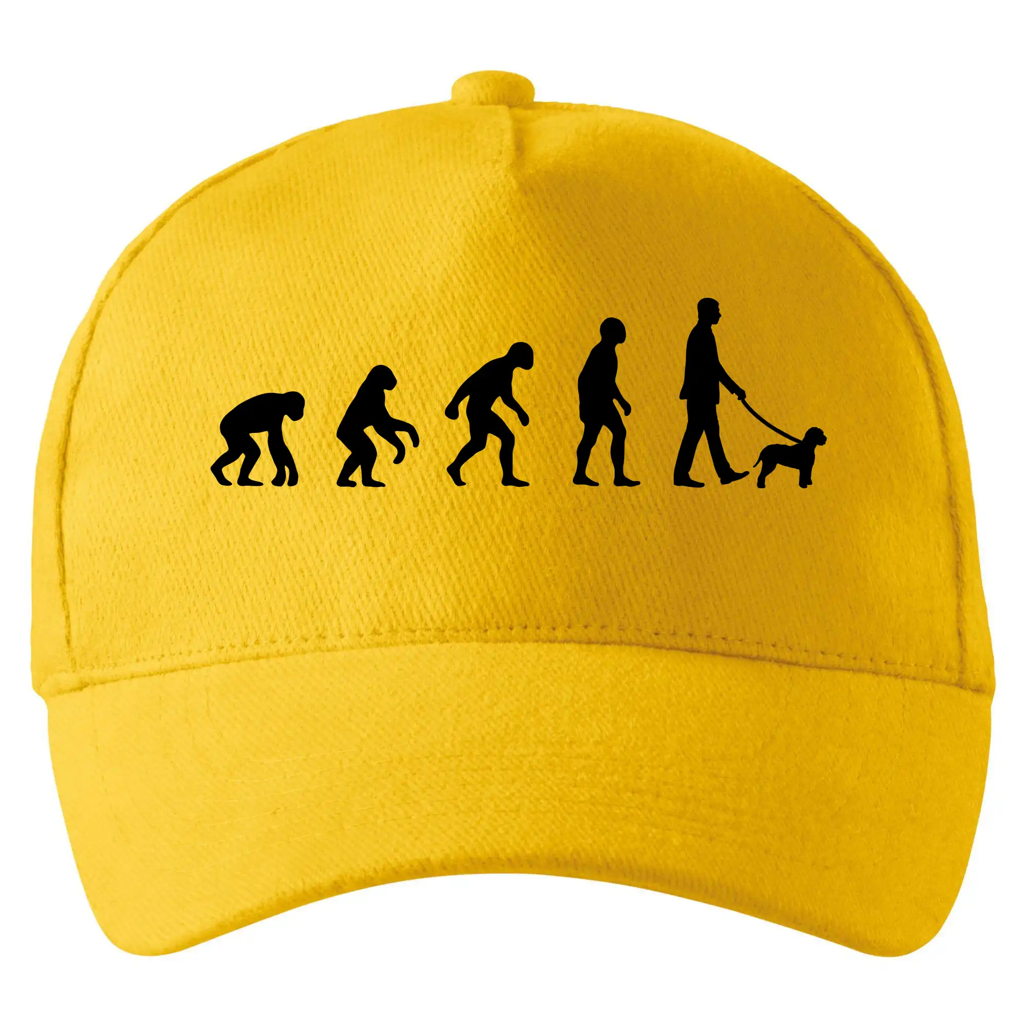 Ostatné psie plemená - Lagotto romagnolo Evolúcia muž / žena - Šiltovka so zahnutým šiltom a mosaznou sponou