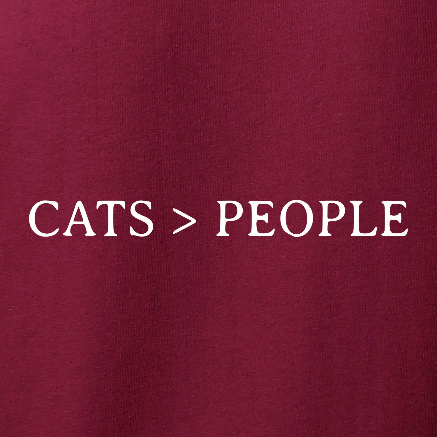 Cats > people