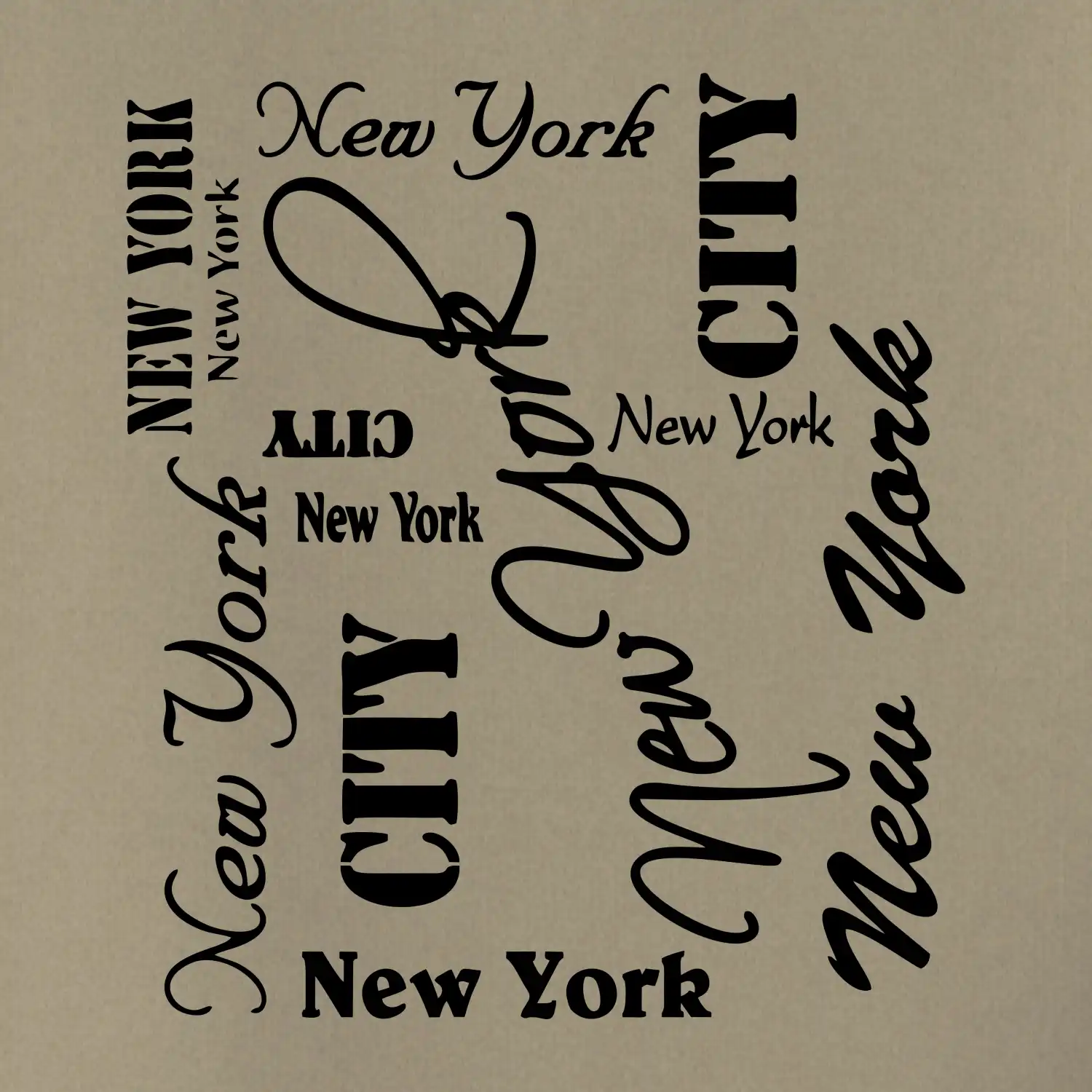 New York City font