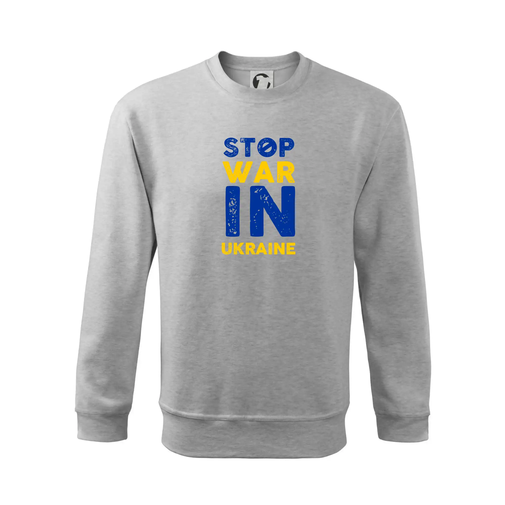 Barevný nápis Stop war in ukraine