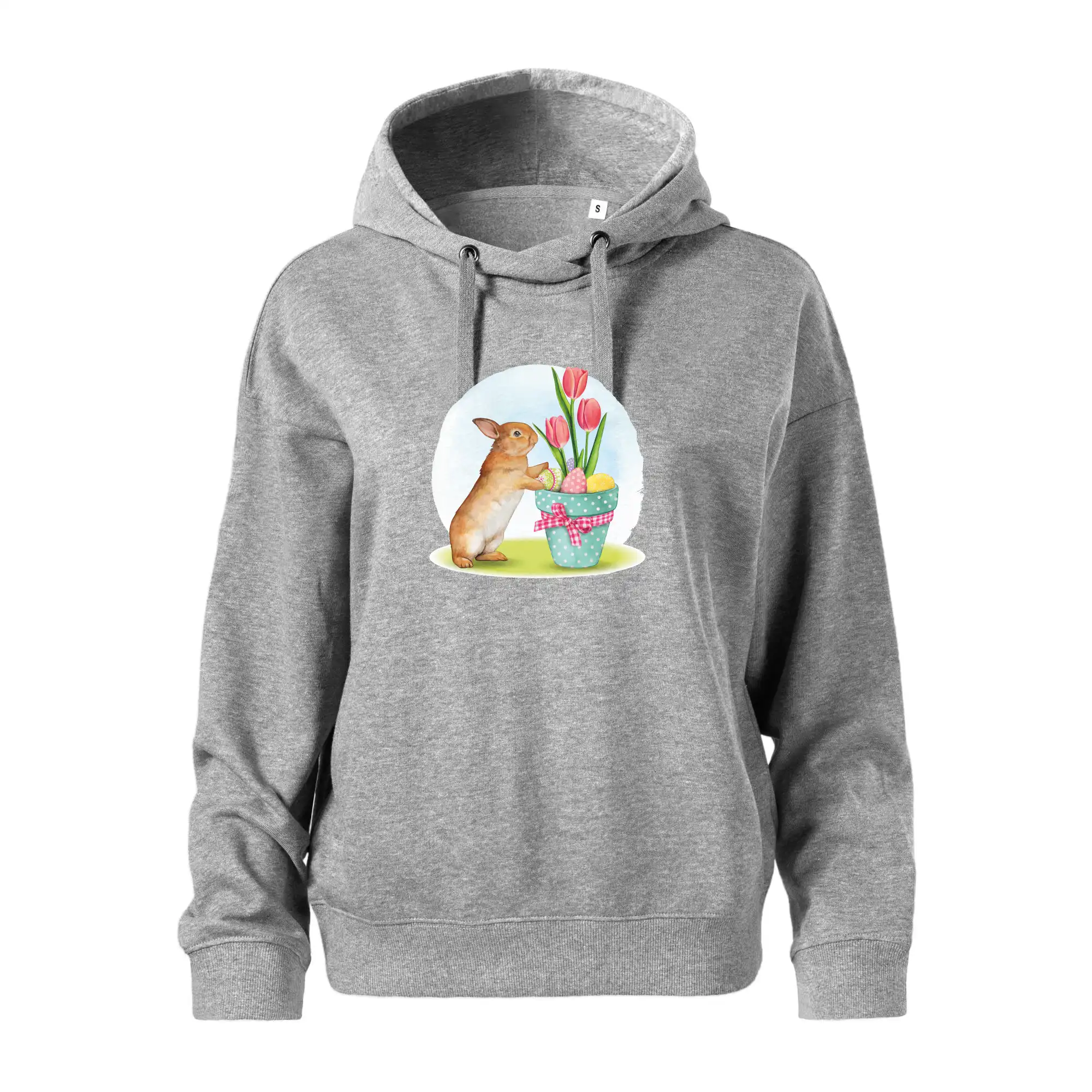 Velikonoční zajíček tulipány