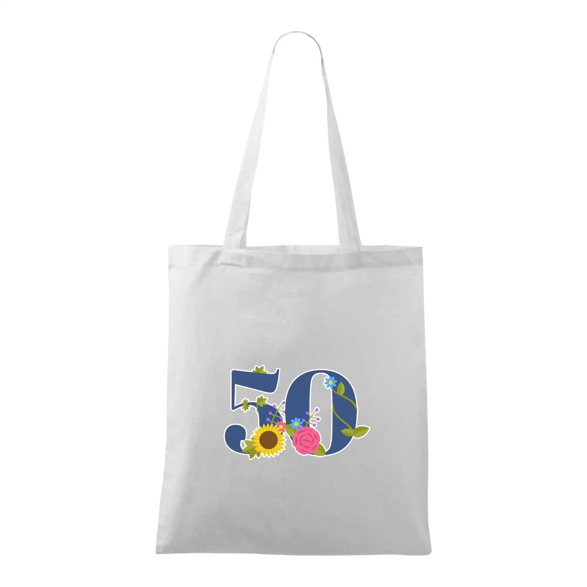 Květinové číslo kreslené - 50