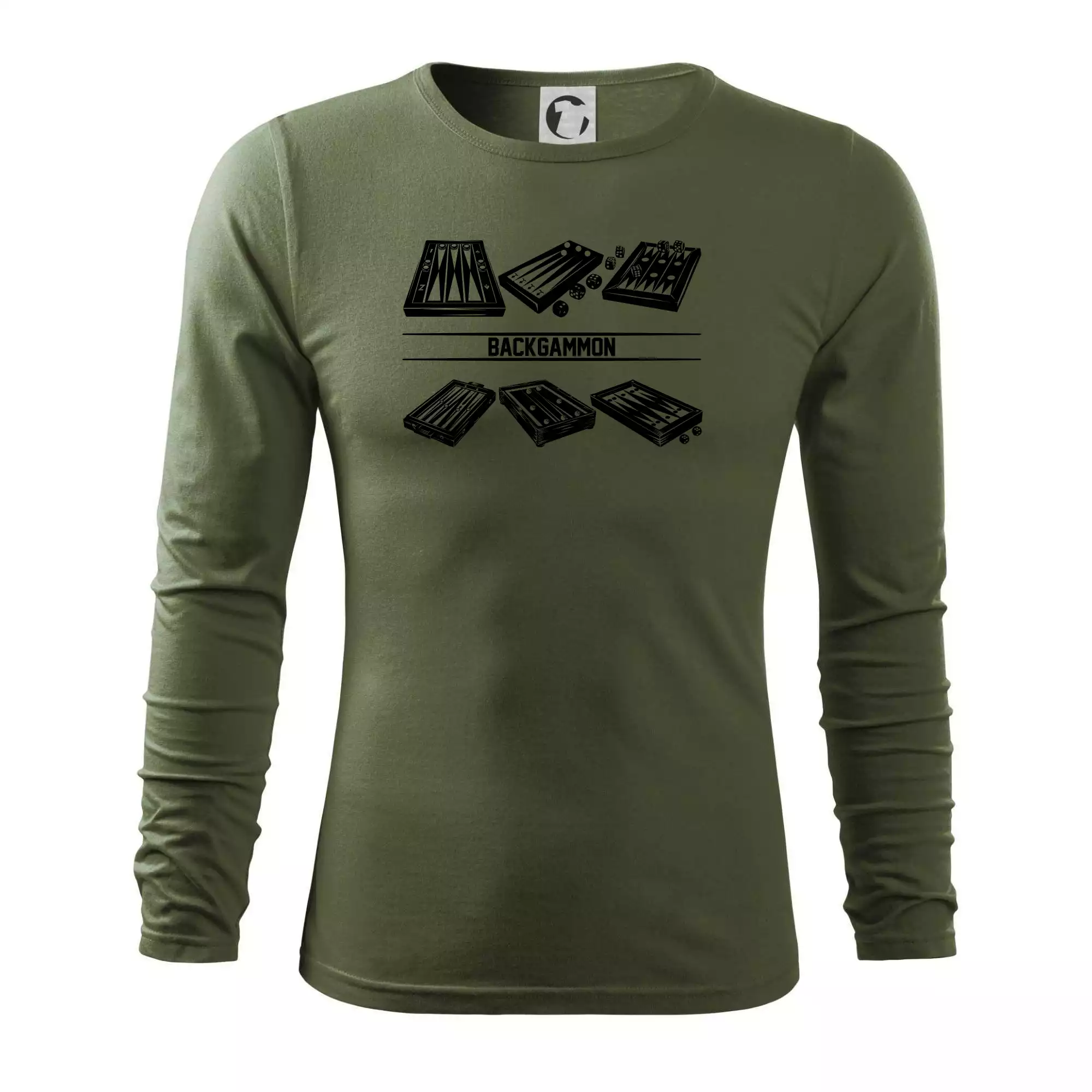 Backgammon černý set