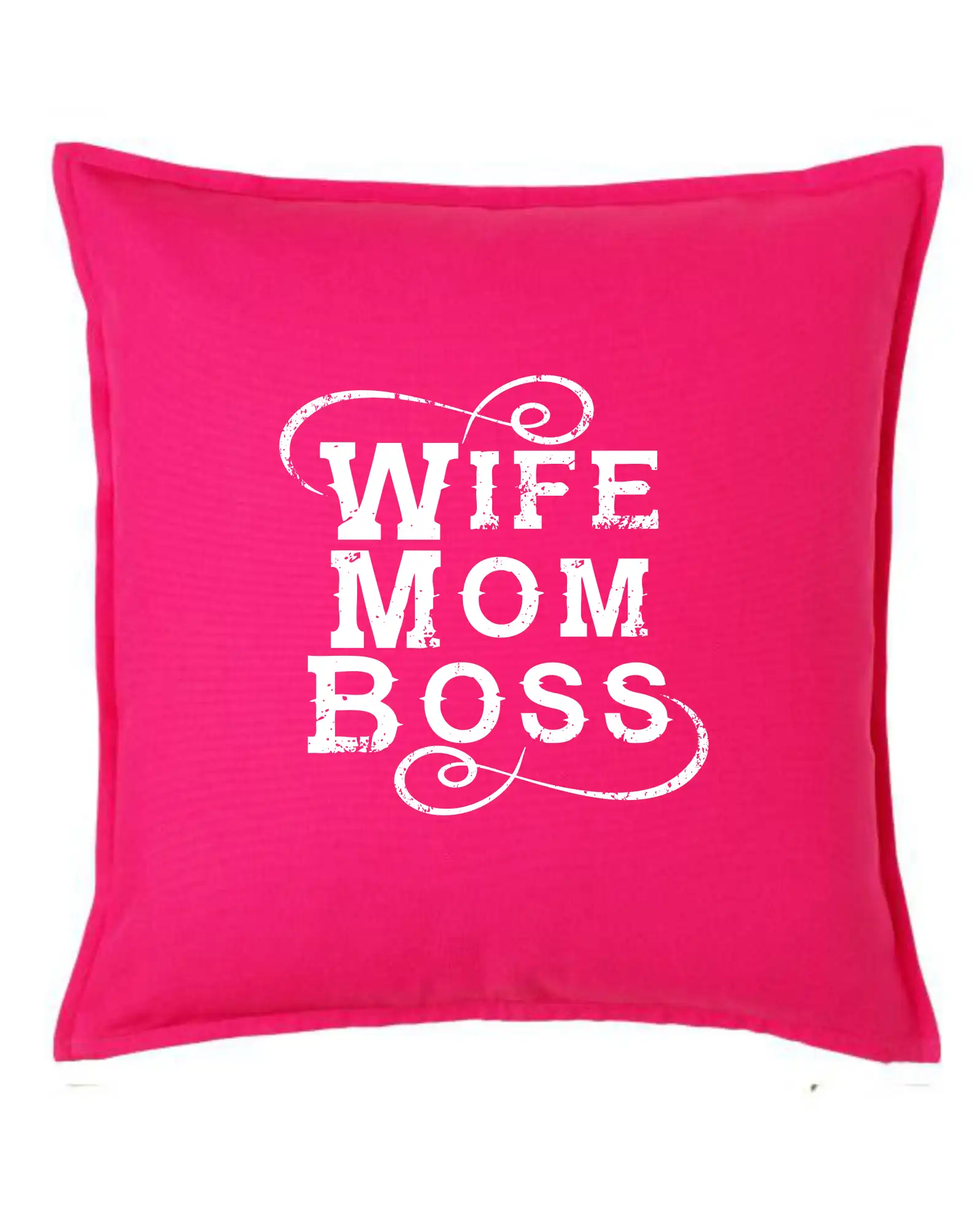 Tričká a mikiny pre mamičky - Wife mom boss - Vankúš 50x50