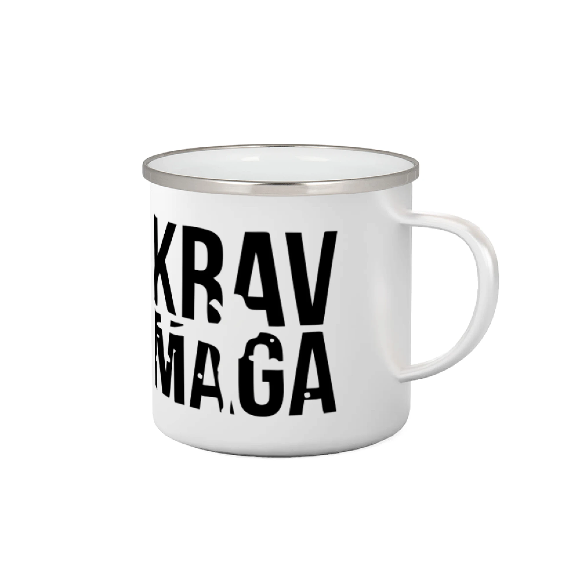 Tričká na box - Nápis Krav Maga - Plecháčik
