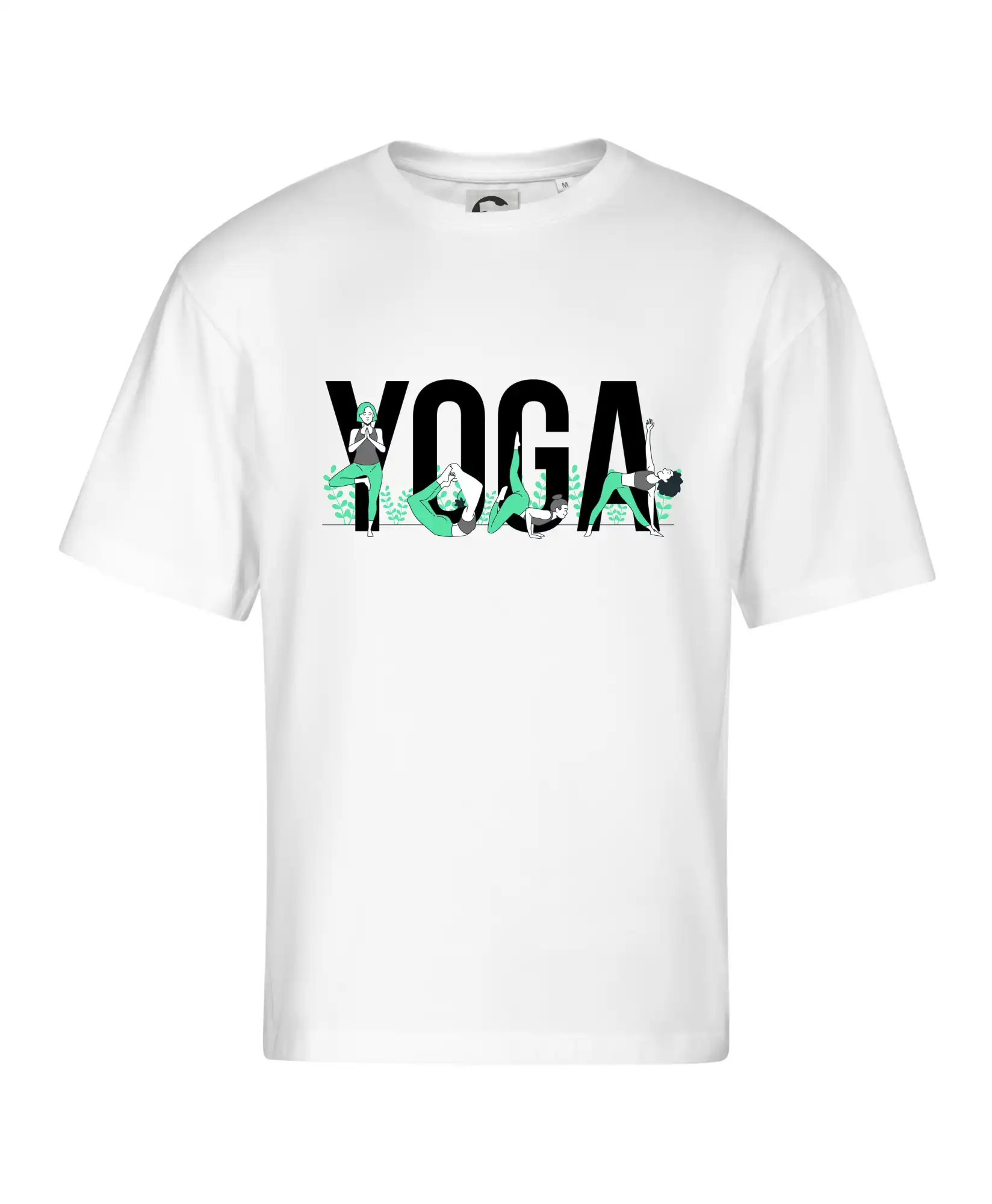 Yoga nápis farebný