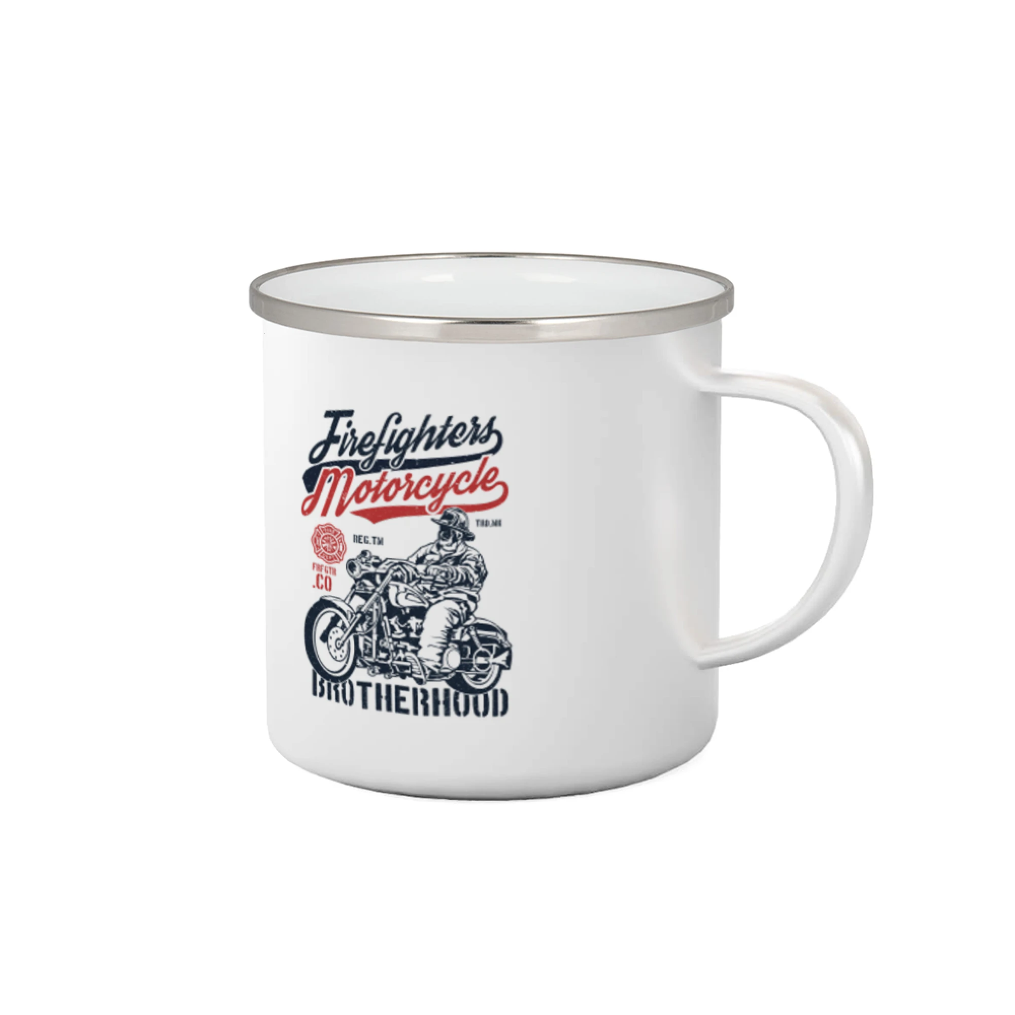 Originálne tričká pre hasičov - Firefighters Motorcycle - Plecháčik