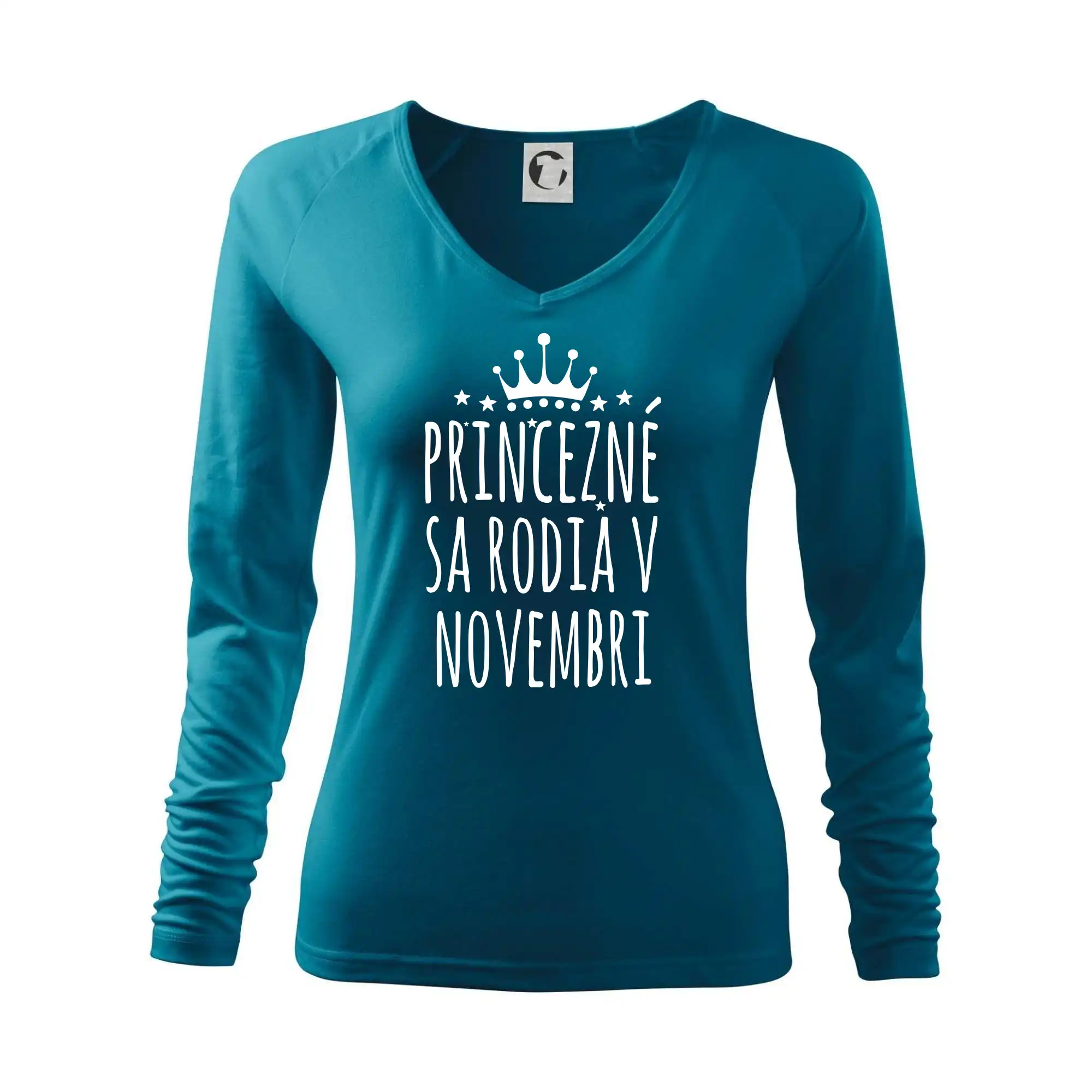 Tričká pre narodených v novembri - Princezné sa rodia v novembri - Tričko dámske Elegance
