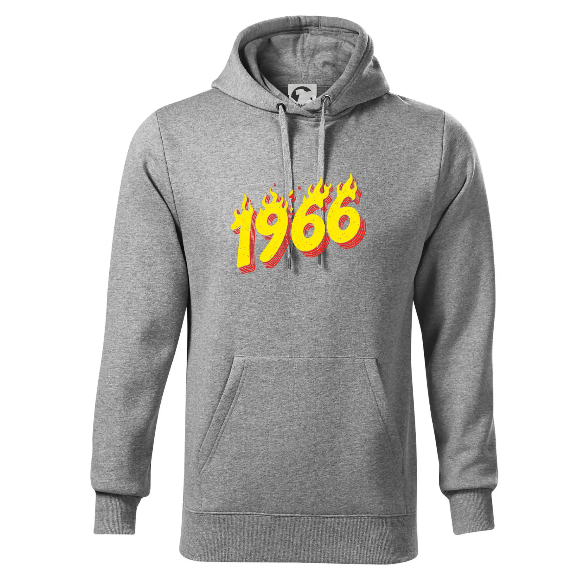 Trička s ročníkom 1966 - Narodeniny v ohni 1966 - Mikina pánska Cape s kapucňou
