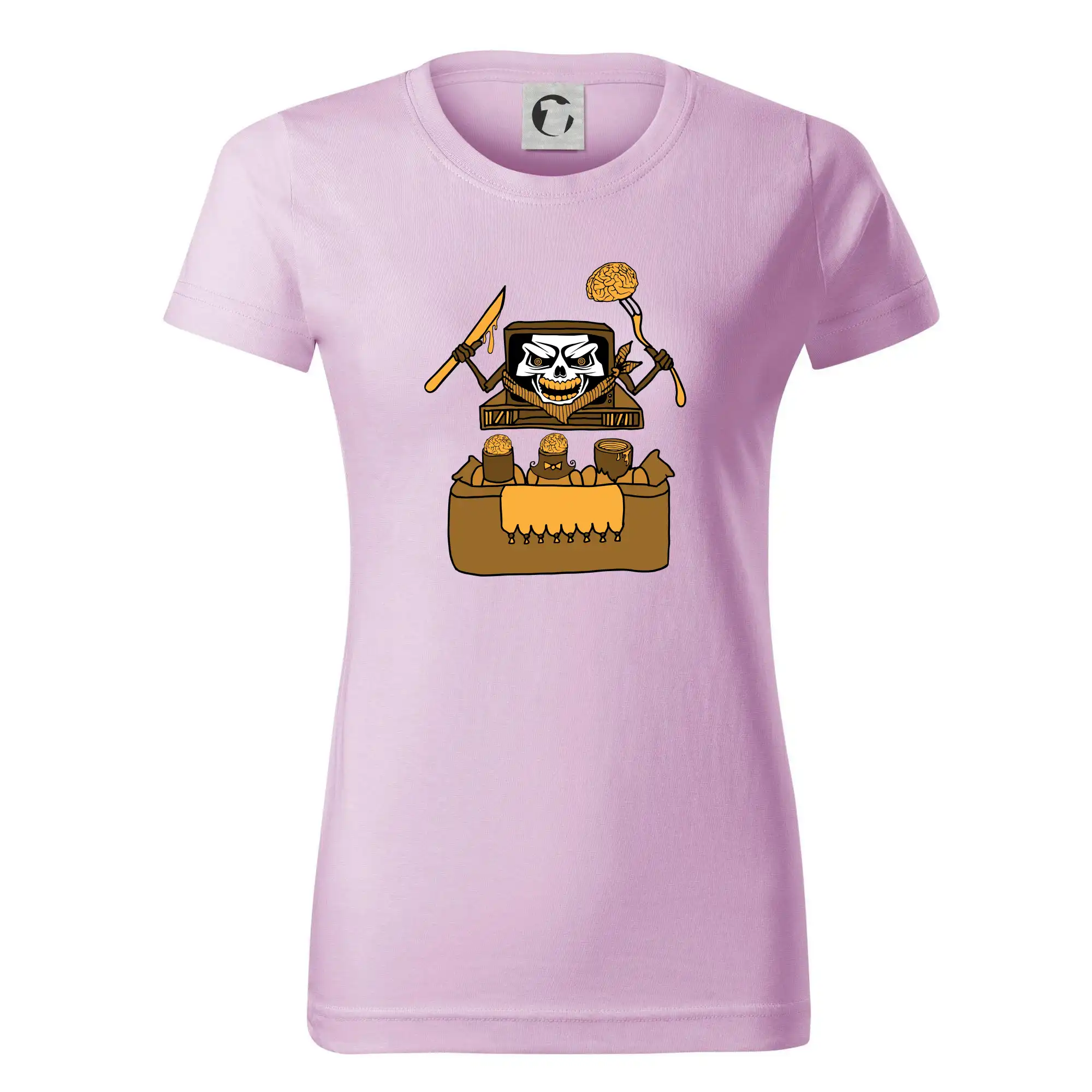 Seriálové tričká - Mozkožrút - televízia (Pecka design) - Dámske tričko basic - ľahko voľnejšie a dlhšie