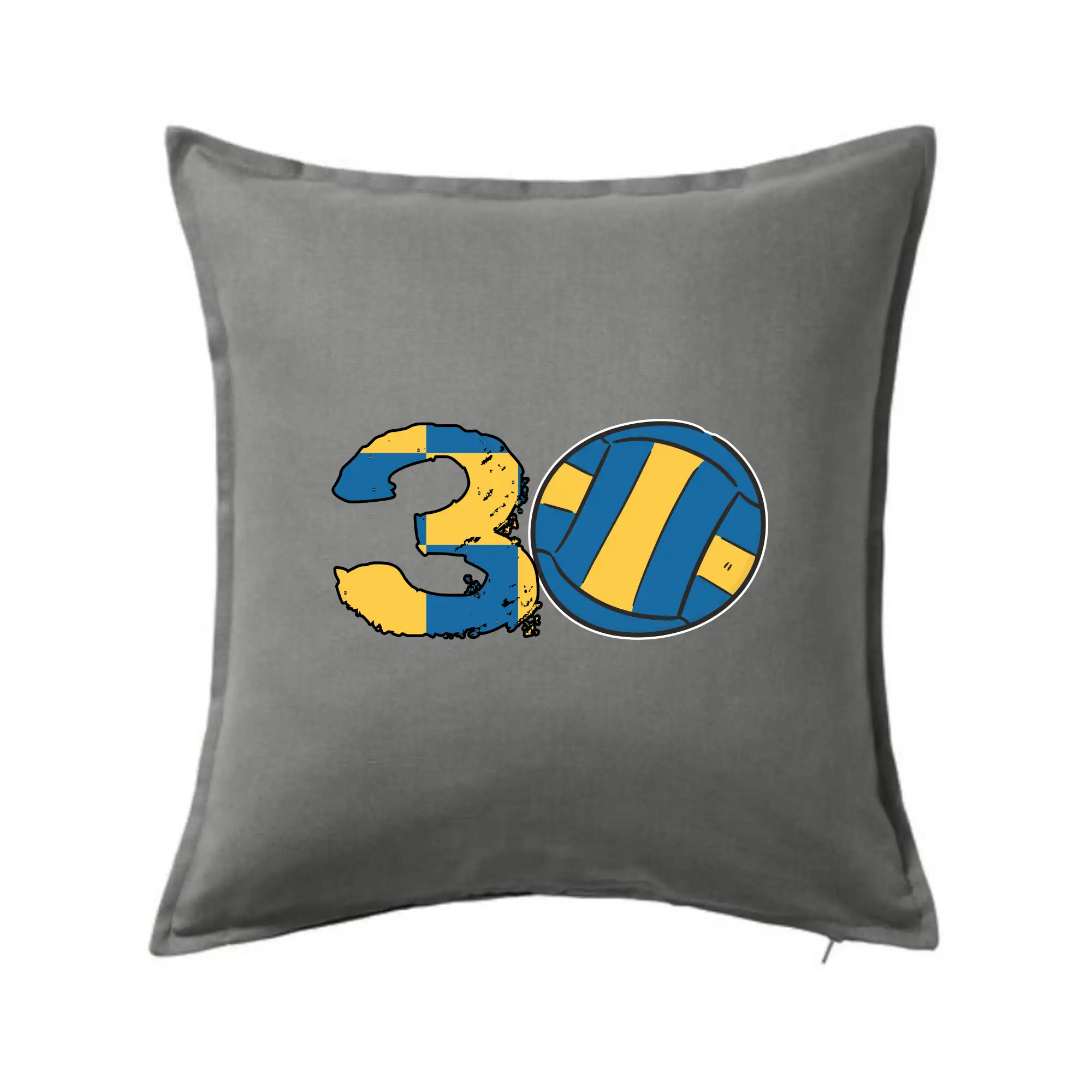 Trička na volejbal - Volejbal okrúhle narodeniny 30 - Vankúš 50x50