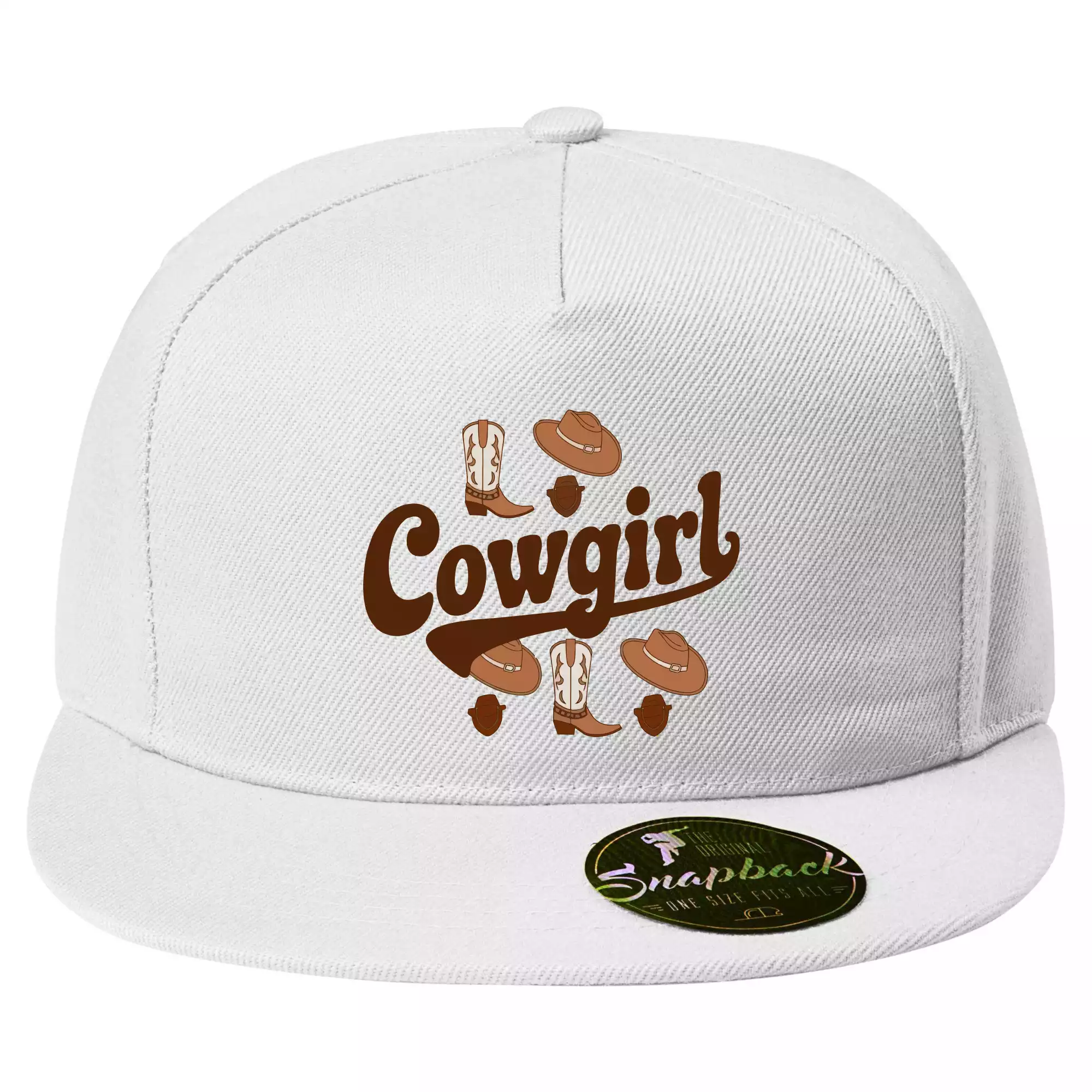 Cowgirl nápis a oblečení