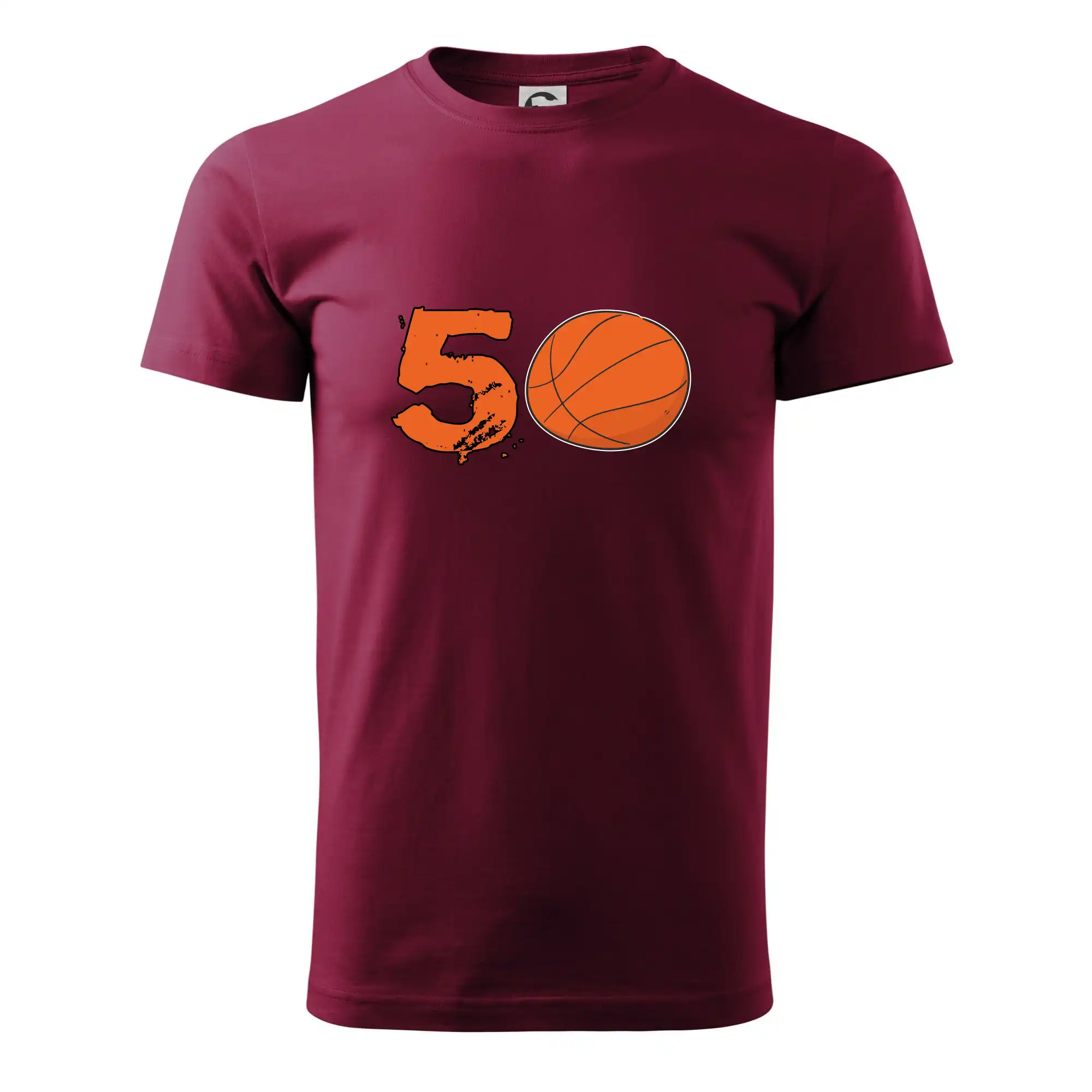 Basketbalová tričká - Basketball okrúhle narodeniny 50 - Pánske tričko nižšej gramáže