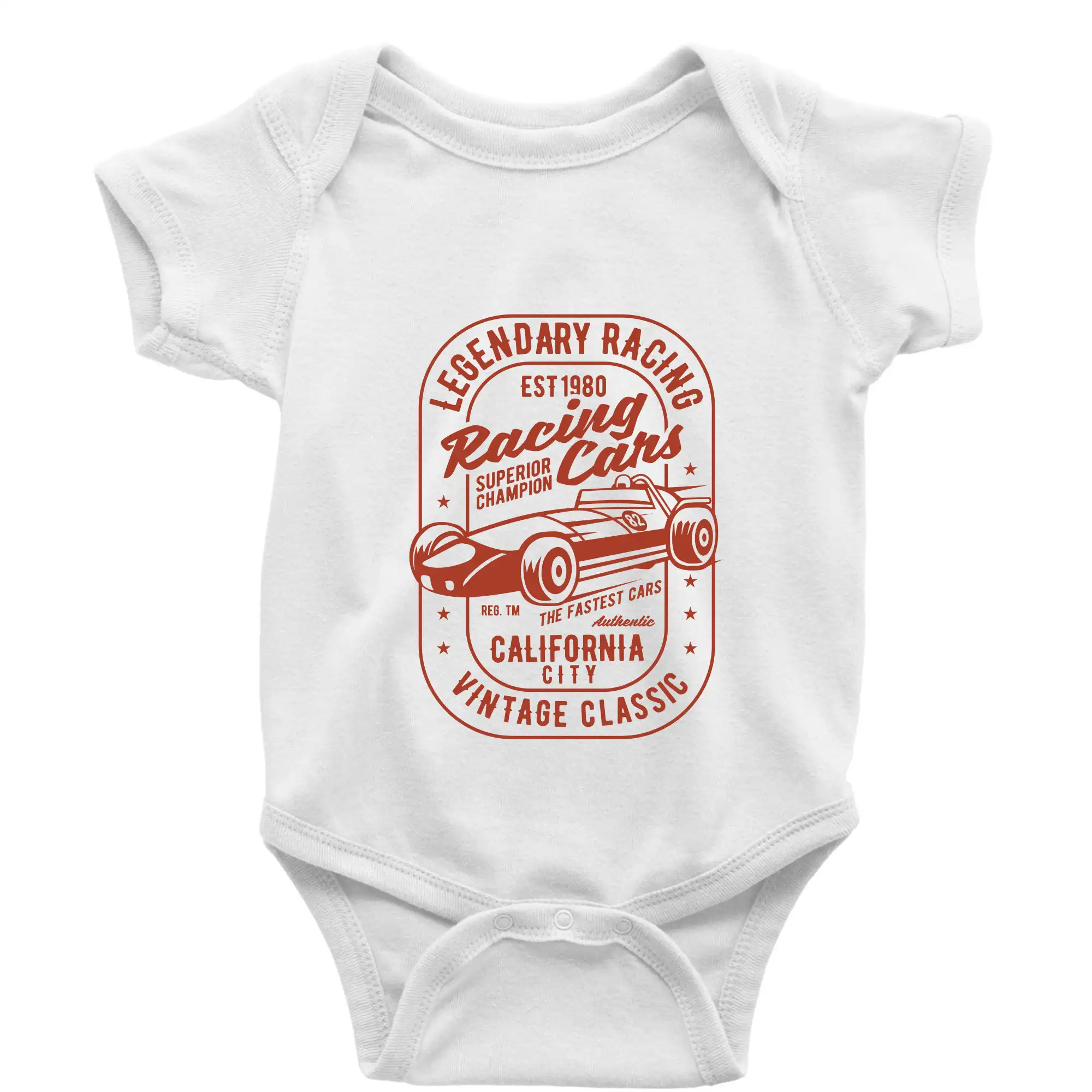 Auto tričká - Legendary Racing Cars - Body dojčenské s krátkym rukávom