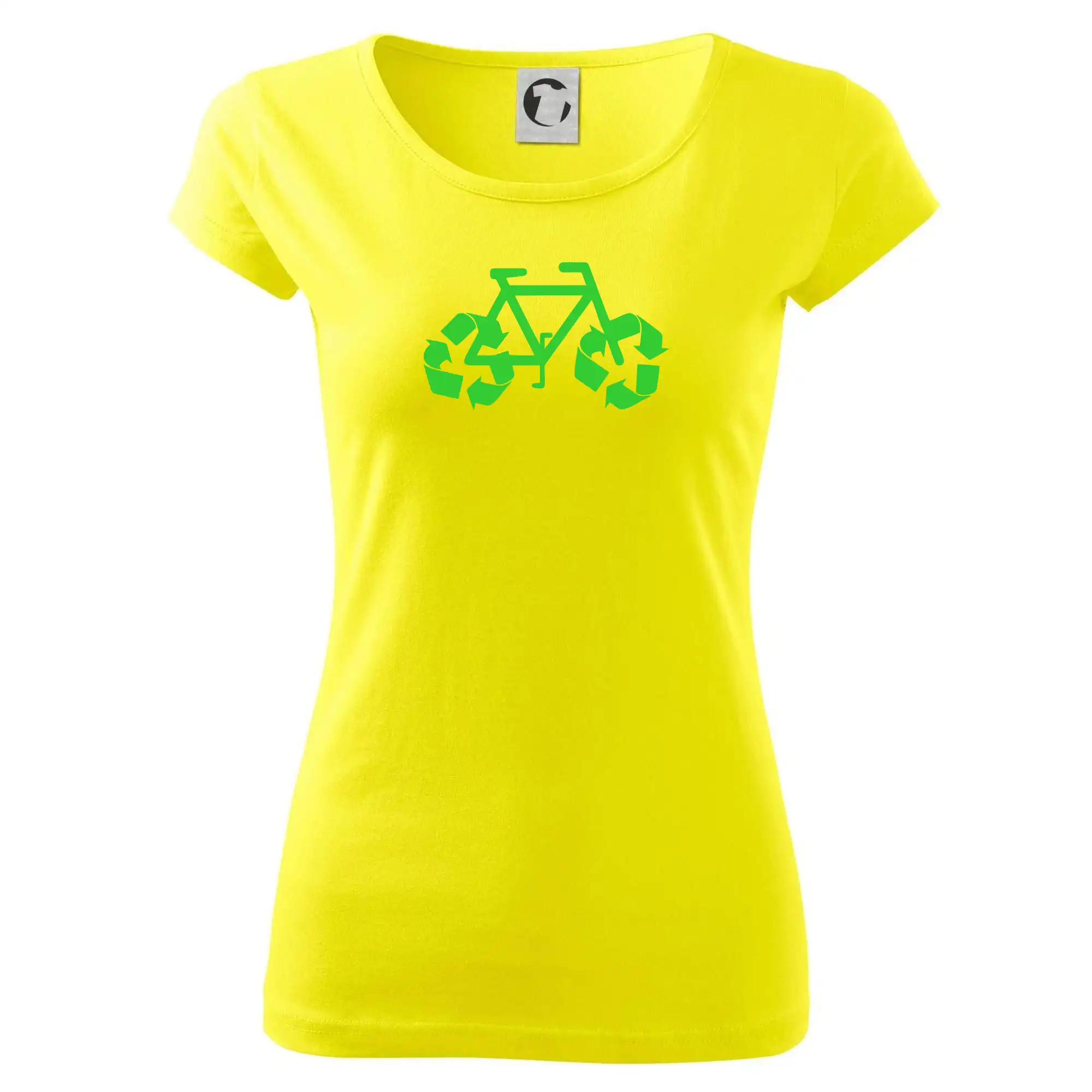 Tričko ako darček pre cyklistu - Bicykel ekológia - Dámske tričko Pure
