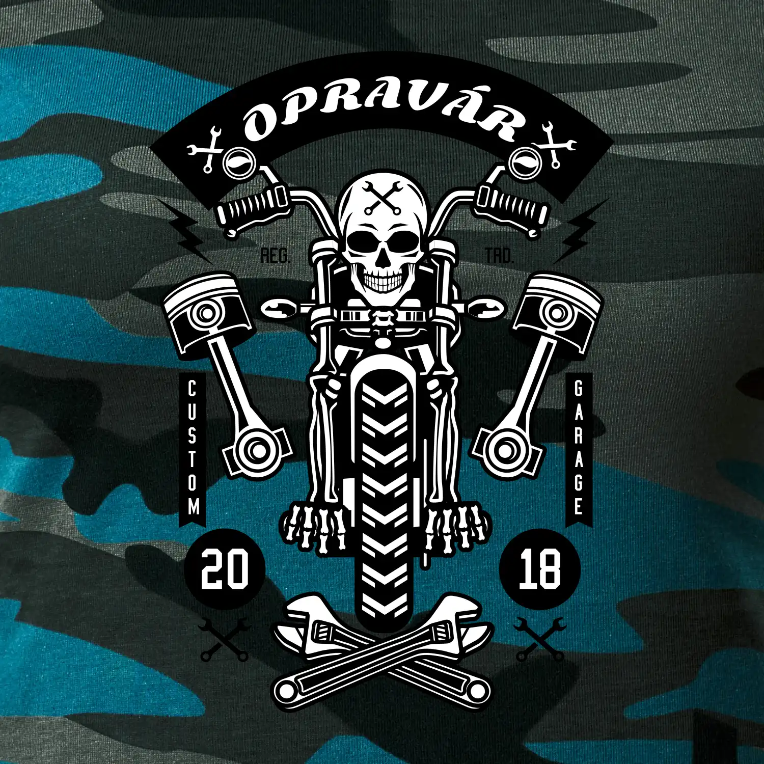 Motorkár  lebka opravár