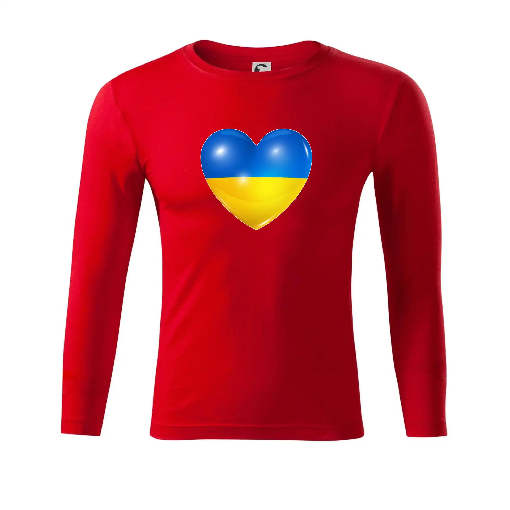 Ukrajina srdce vlajka