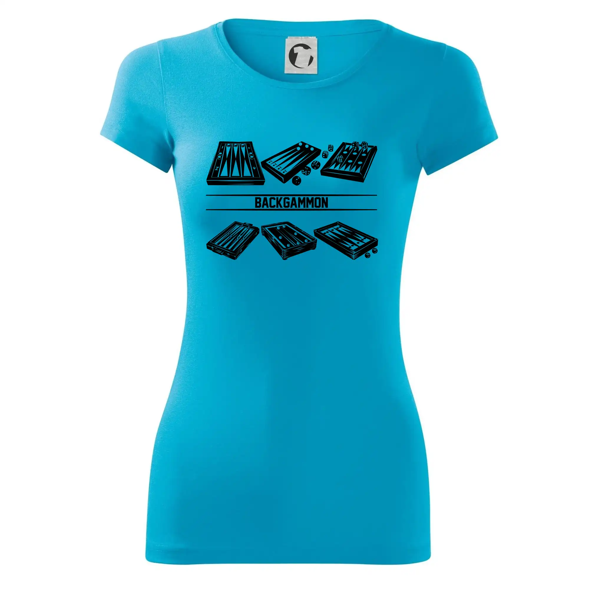 Backgammon černý set